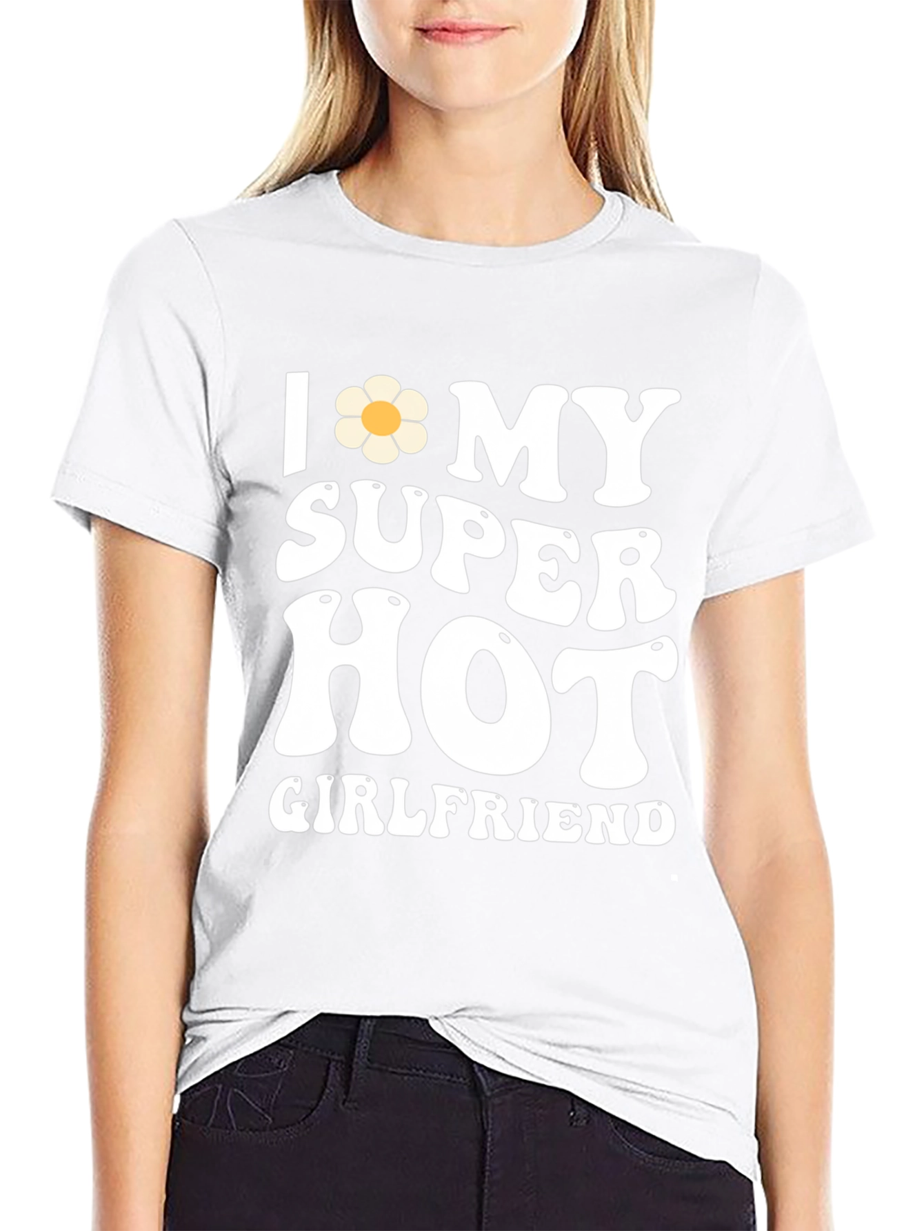 I Heart My Super Hot Girlfriend T-Shirt