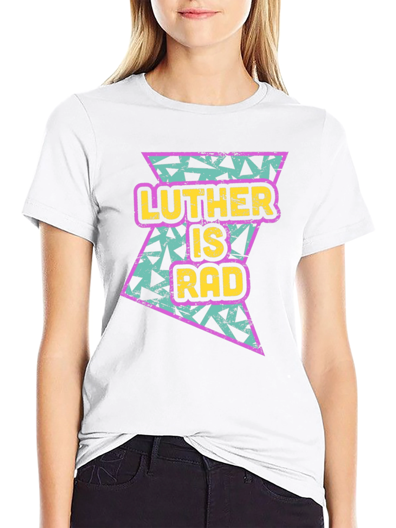 Luther Is Rad Graphic Tee - 90s Style T-Shirt