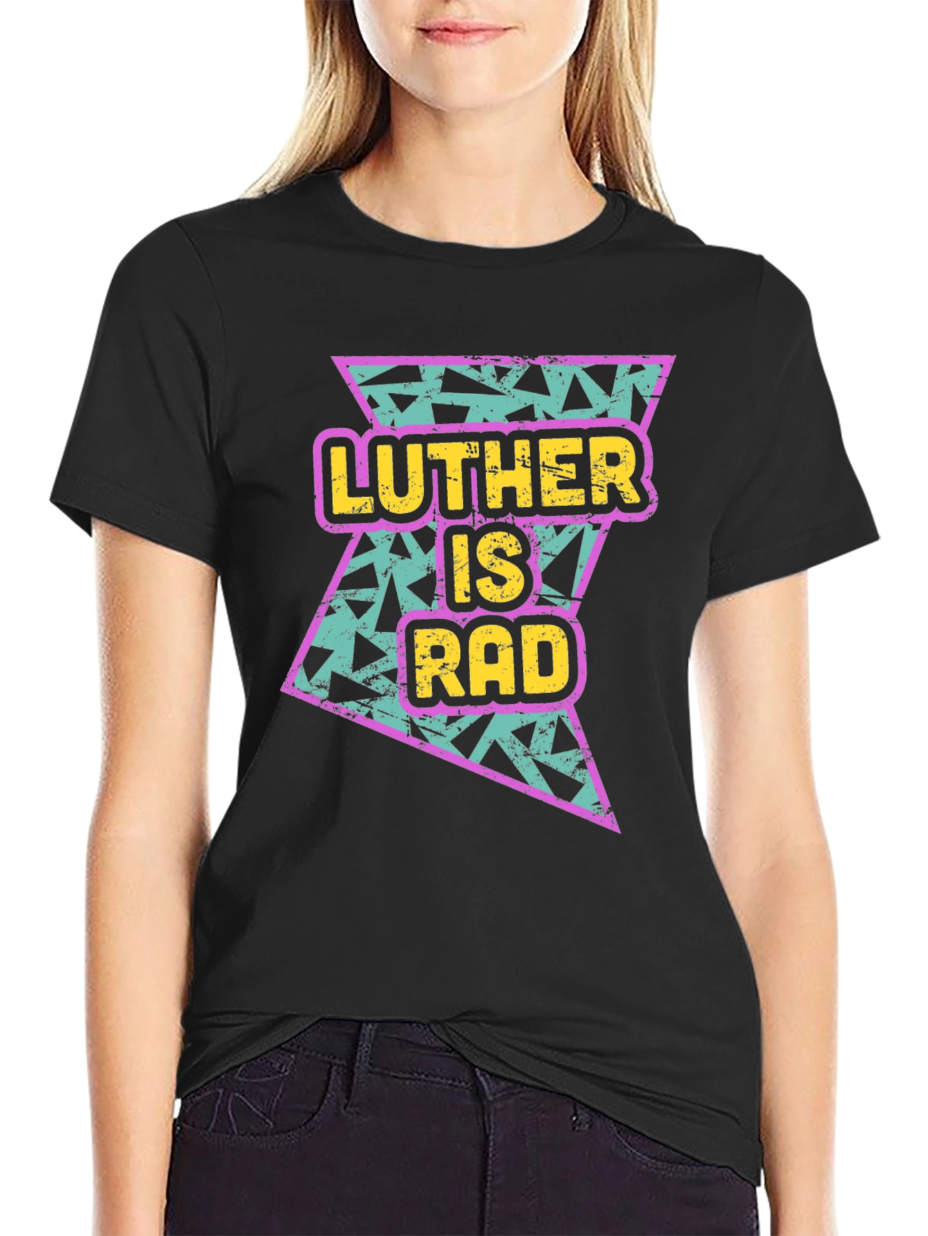 Luther Is Rad Graphic Tee - 90s Style T-Shirt