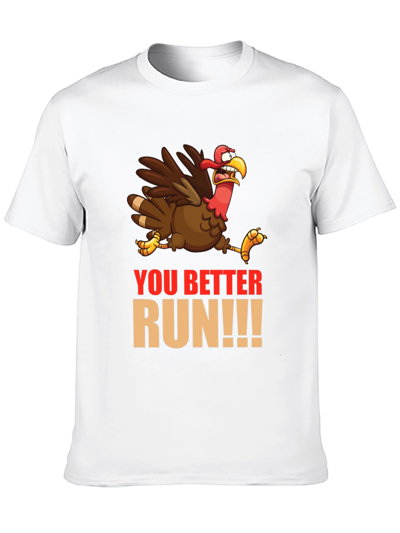 Funny Thanksgiving Turkey Run T-Shirt