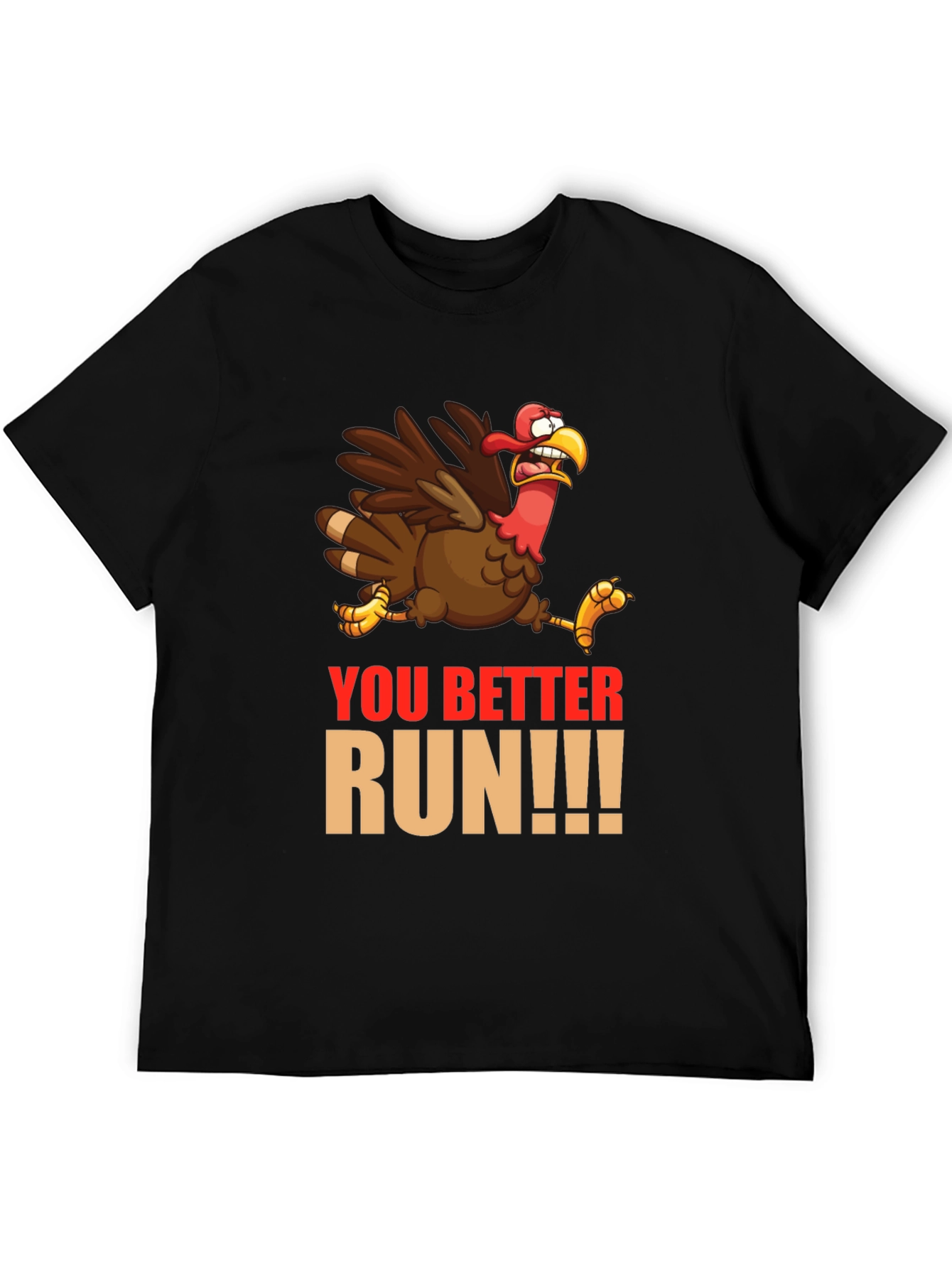 Funny Thanksgiving Turkey Run T-Shirt
