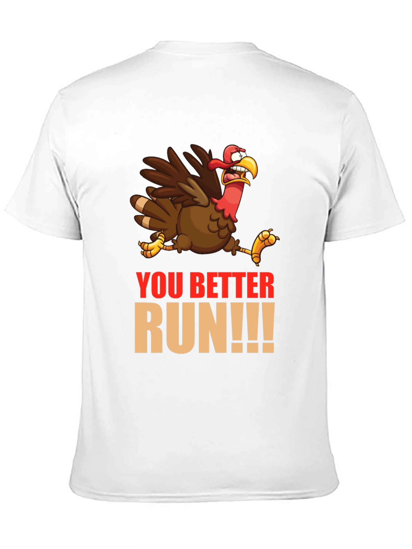 Funny Thanksgiving Turkey Run T-Shirt