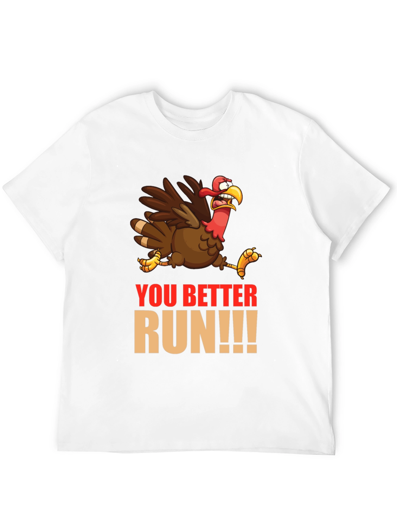 Funny Thanksgiving Turkey Run T-Shirt
