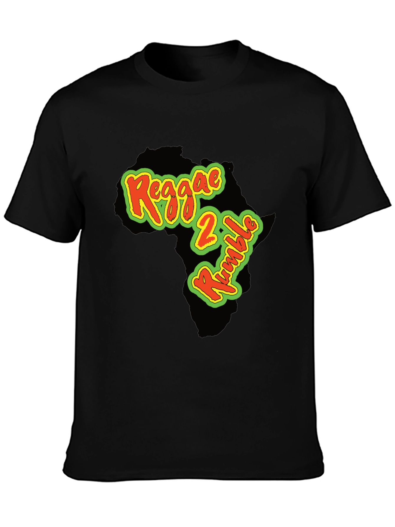 Reggae 2 Rumble Black Graphic Tee