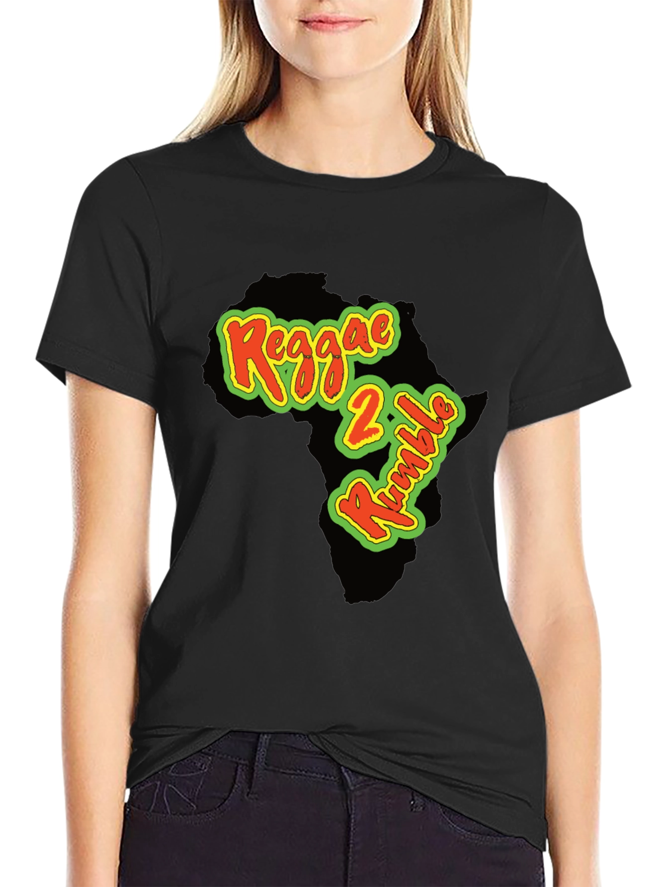 Reggae 2 Rumble Black Graphic Tee