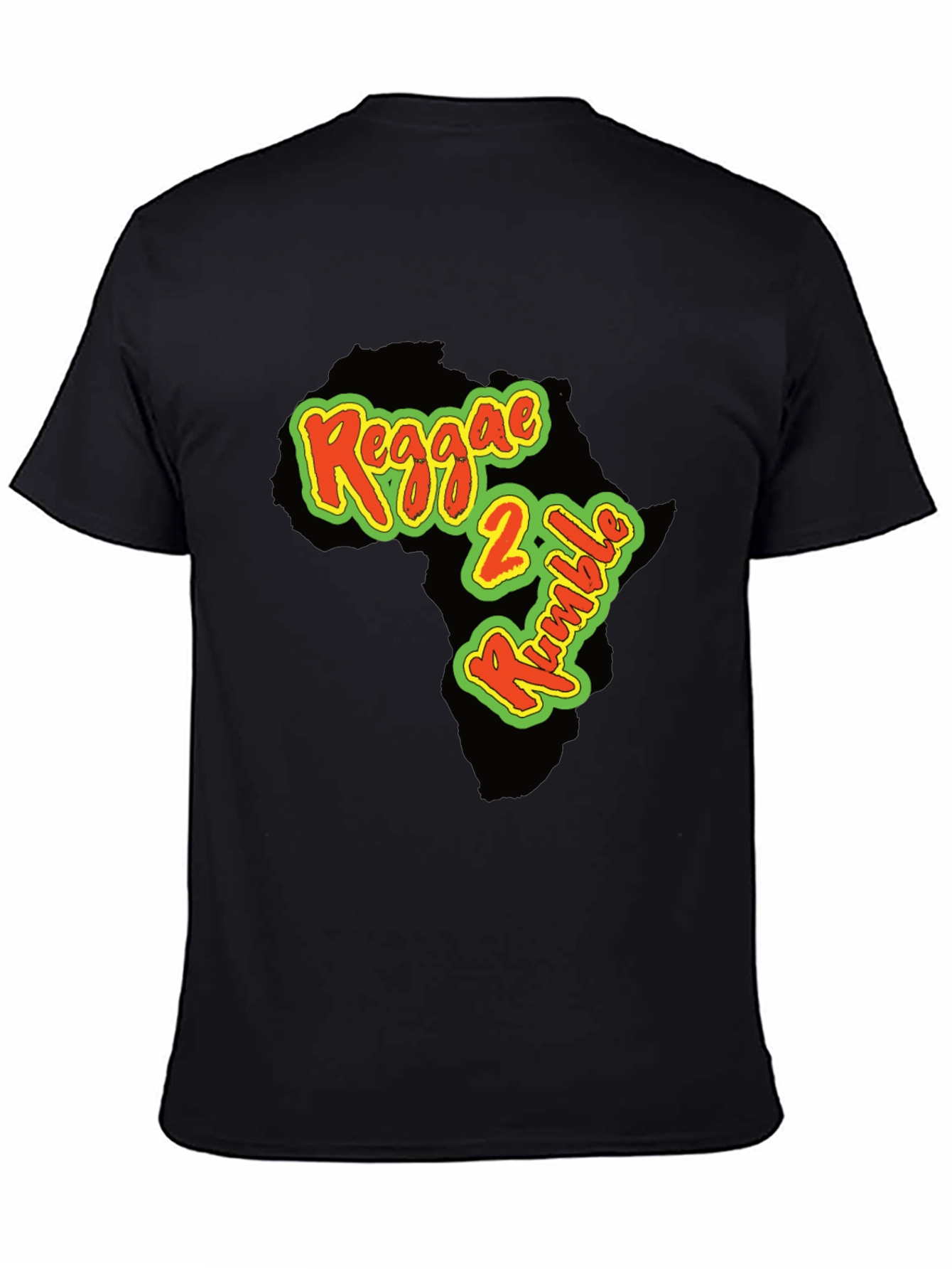 Reggae 2 Rumble Black Graphic Tee