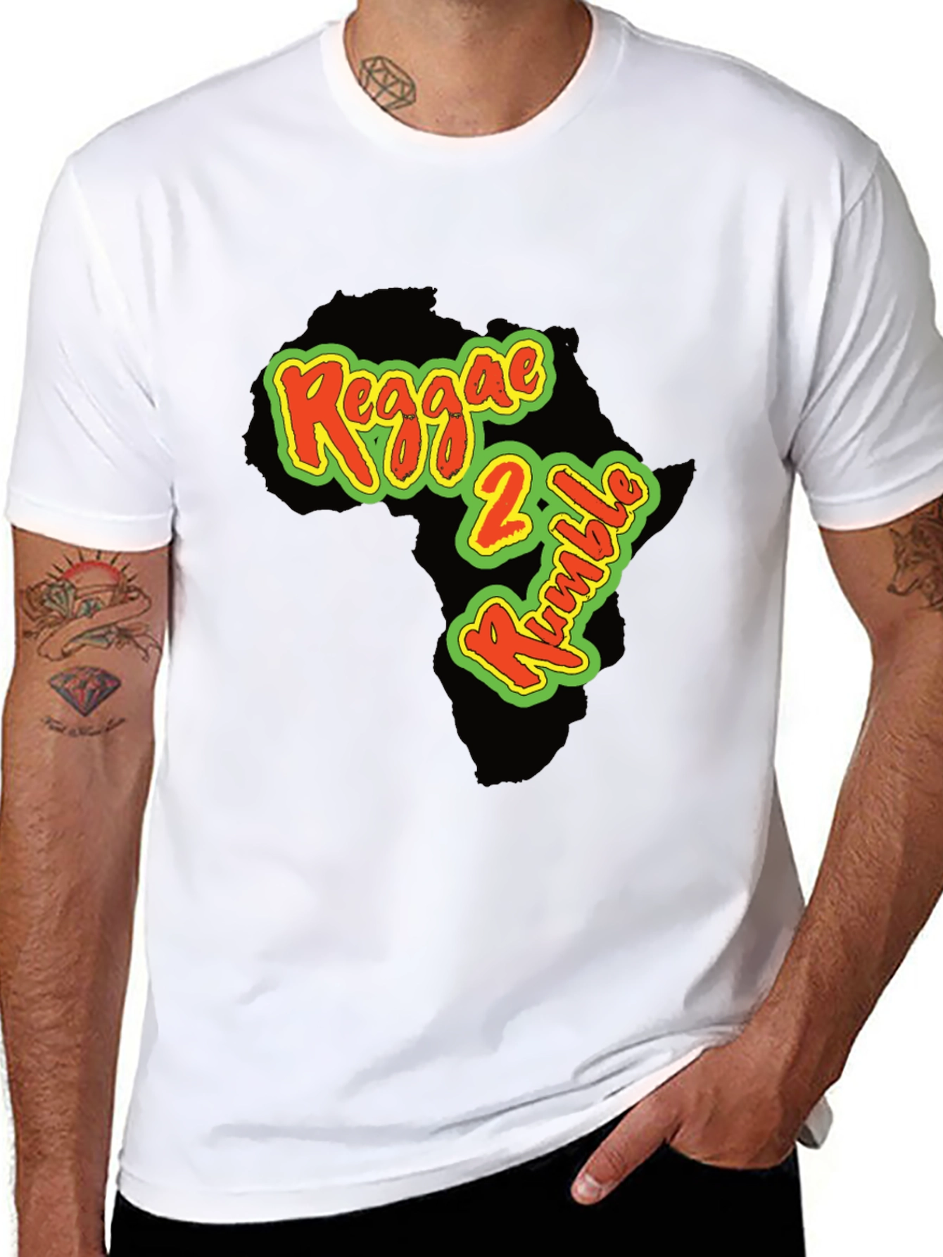 Reggae 2 Rumble Black Graphic Tee