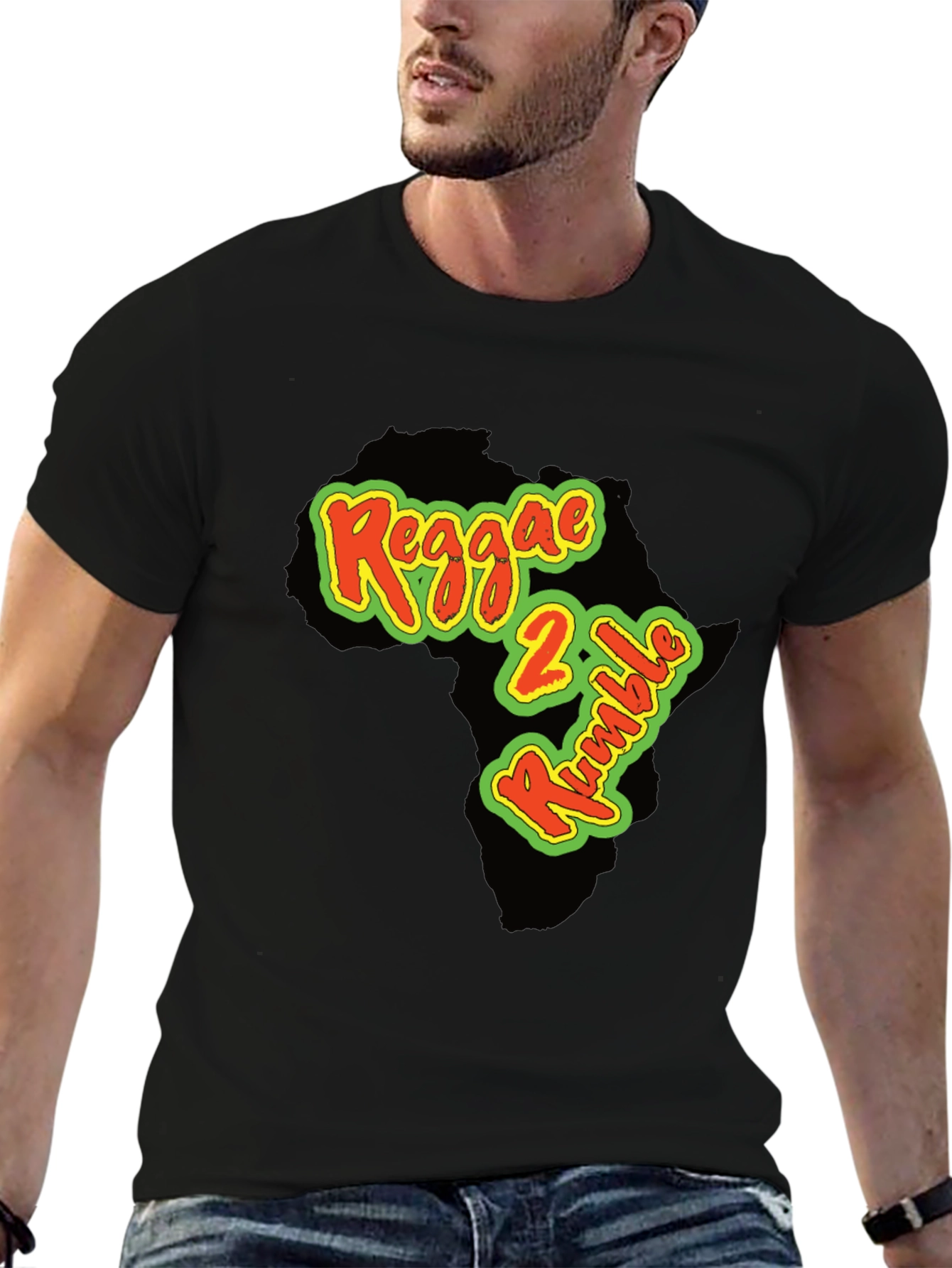 Reggae 2 Rumble Black Graphic Tee