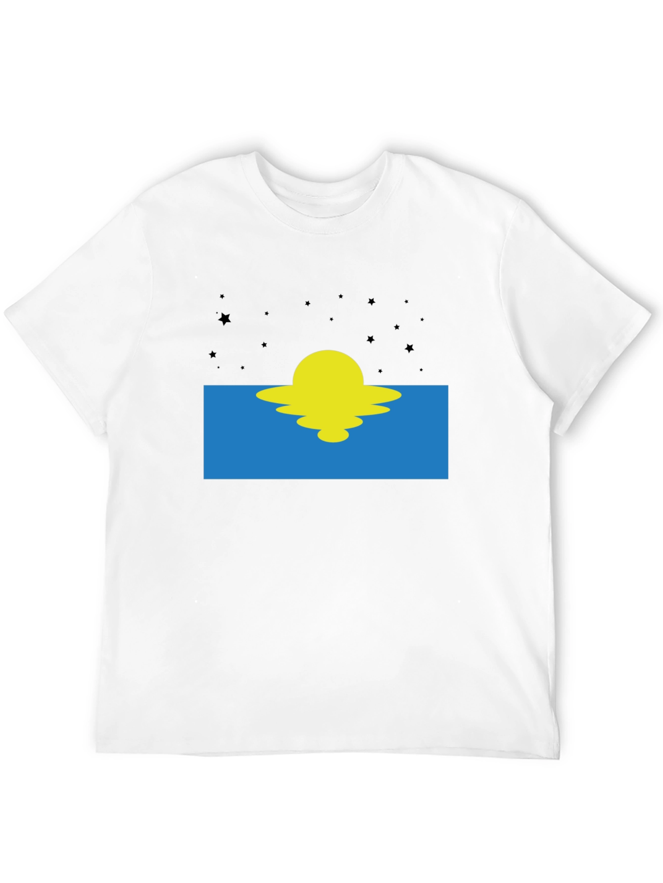 Sunset Graphic Tee - Black Cotton Blend