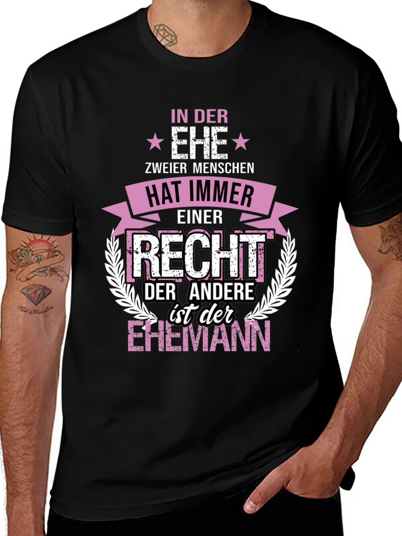 Funny German Marriage T-Shirt - In Der Ehe
