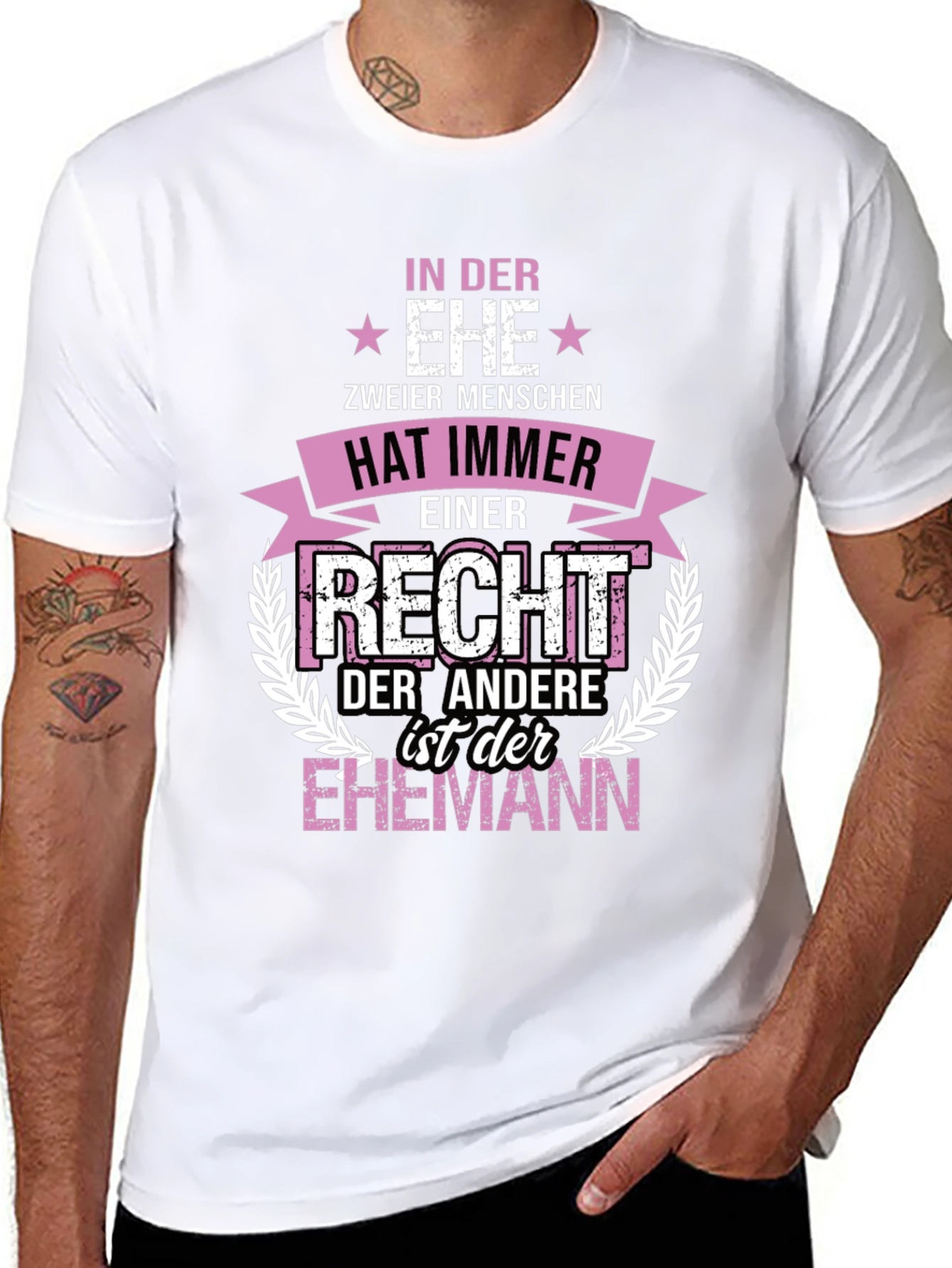 Funny German Marriage T-Shirt - In Der Ehe