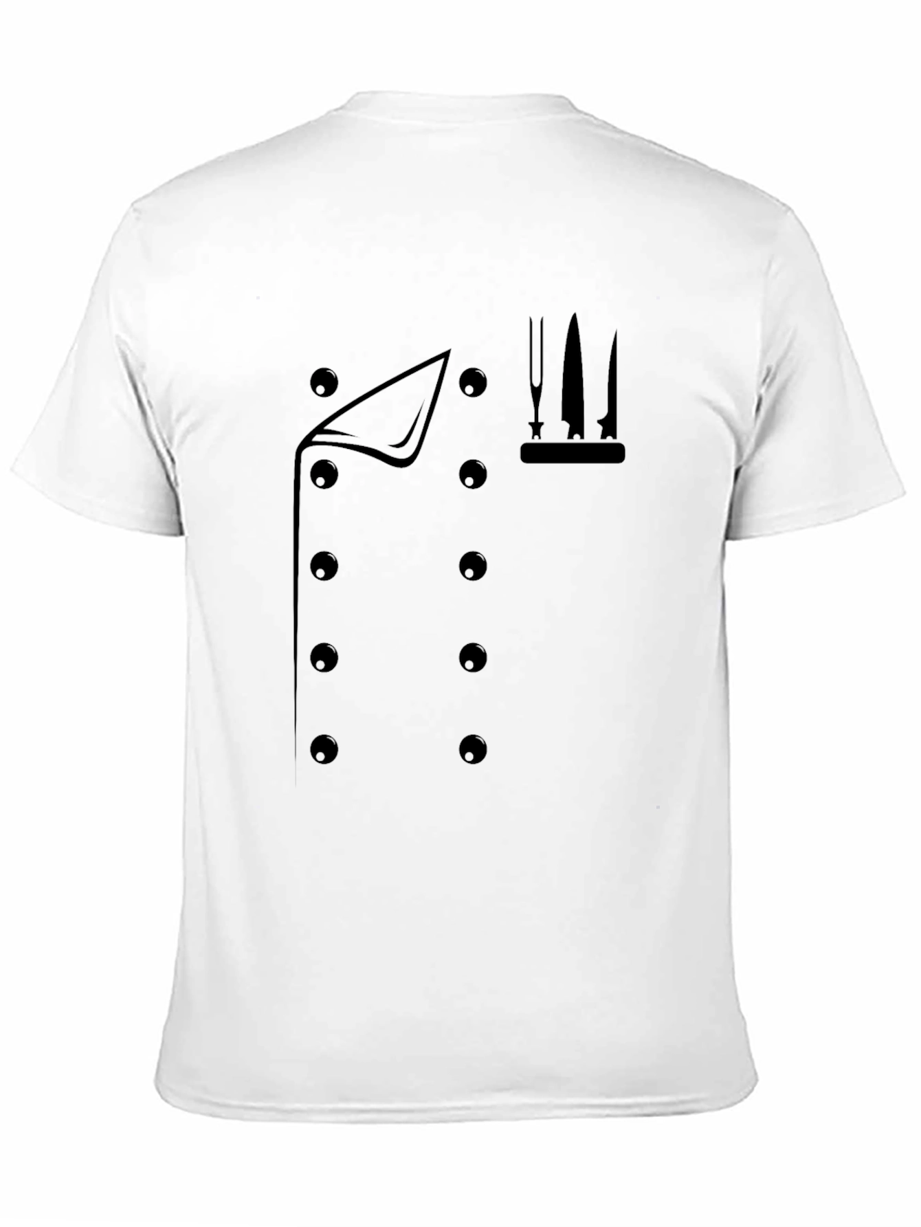 Chefs Coat Graphic T-Shirt - Culinary Style
