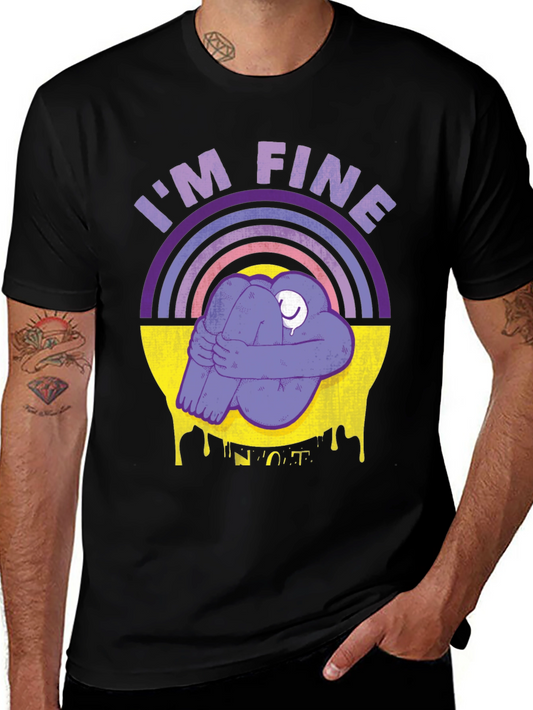 Im Fine Rainbow Graphic T-Shirt