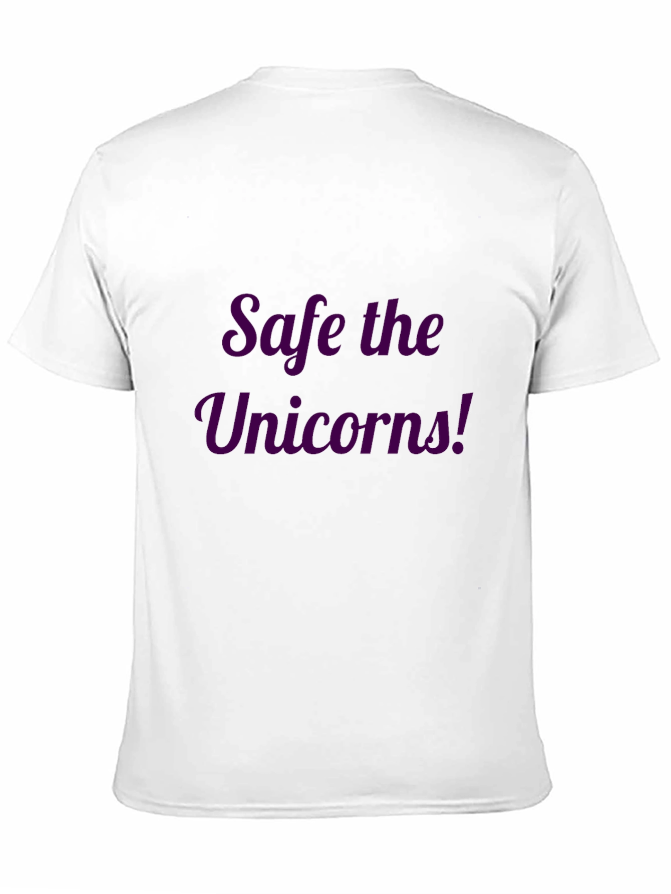 Safe the Unicorns! Black T-Shirt