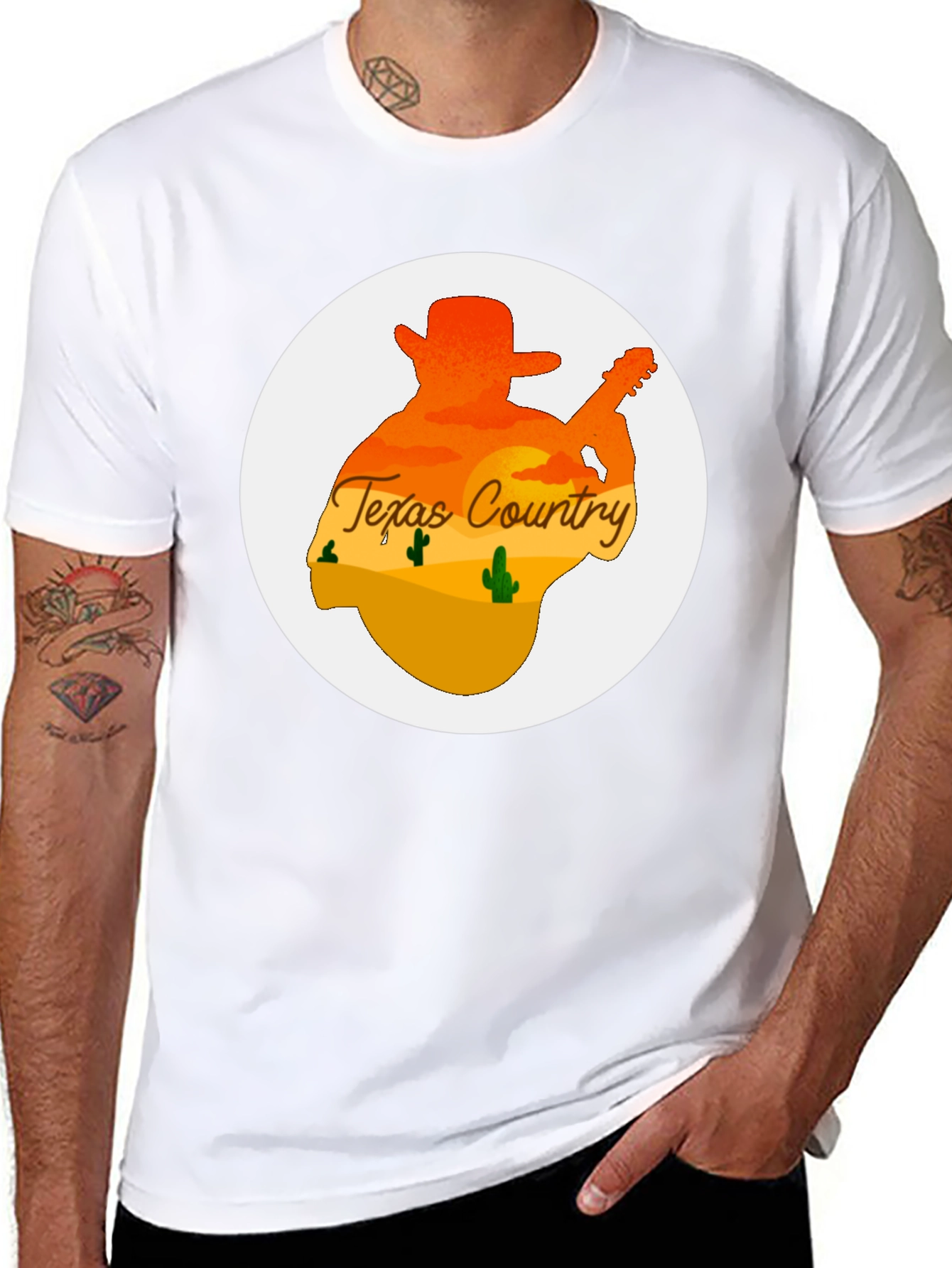 Texas Country Music Graphic Tee