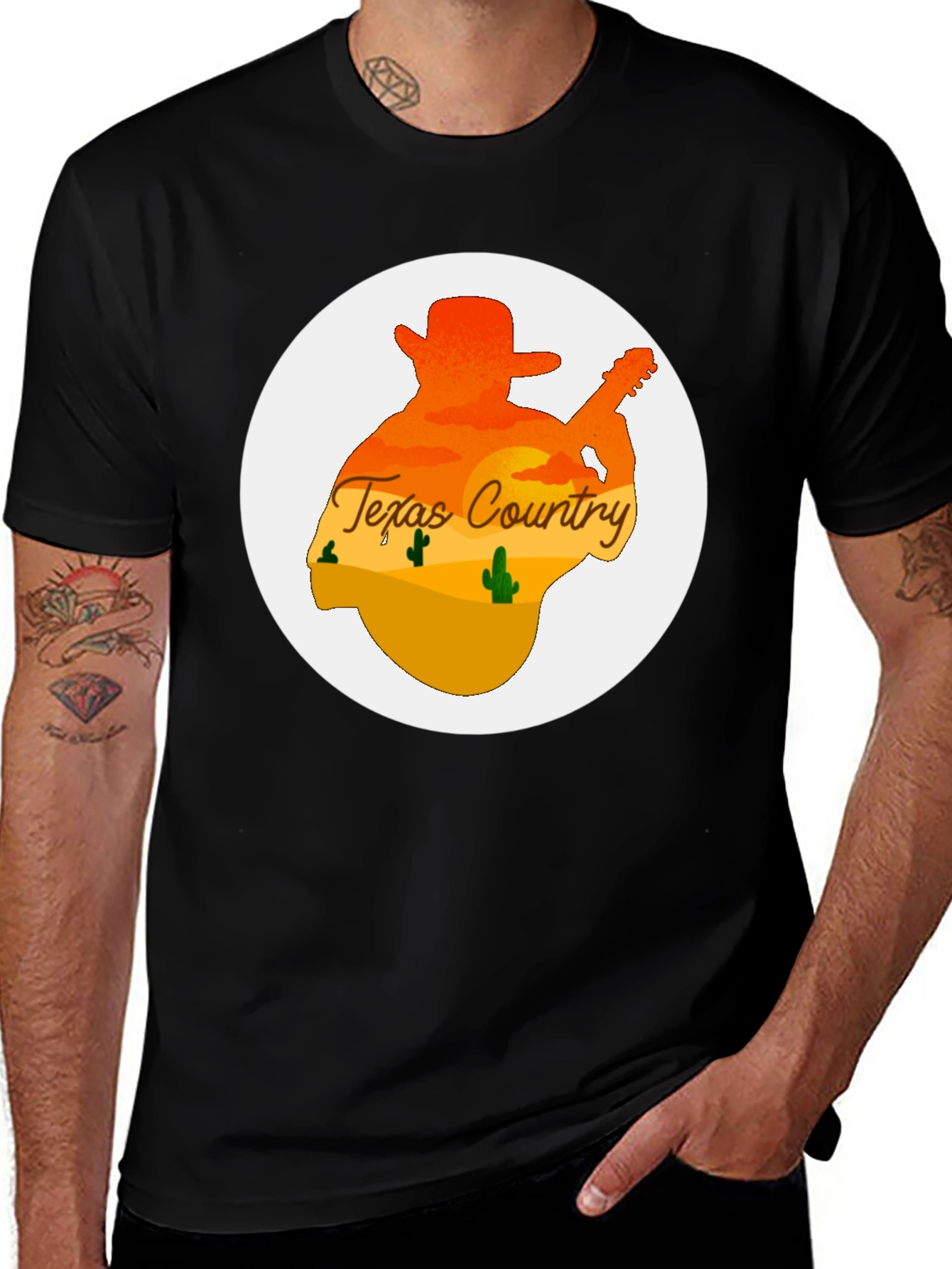 Texas Country Music Graphic Tee
