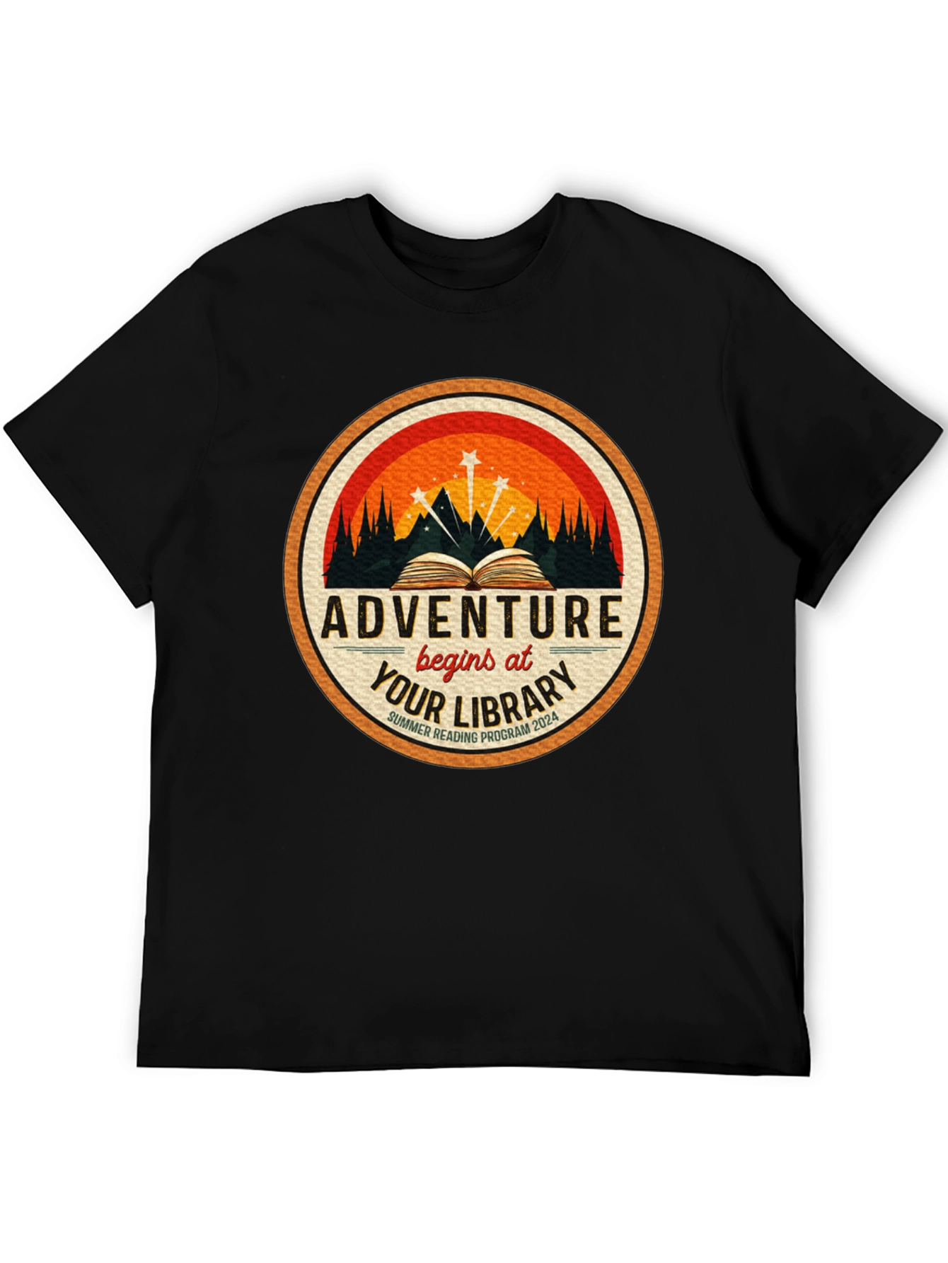 Adventure Awaits Library T-Shirt