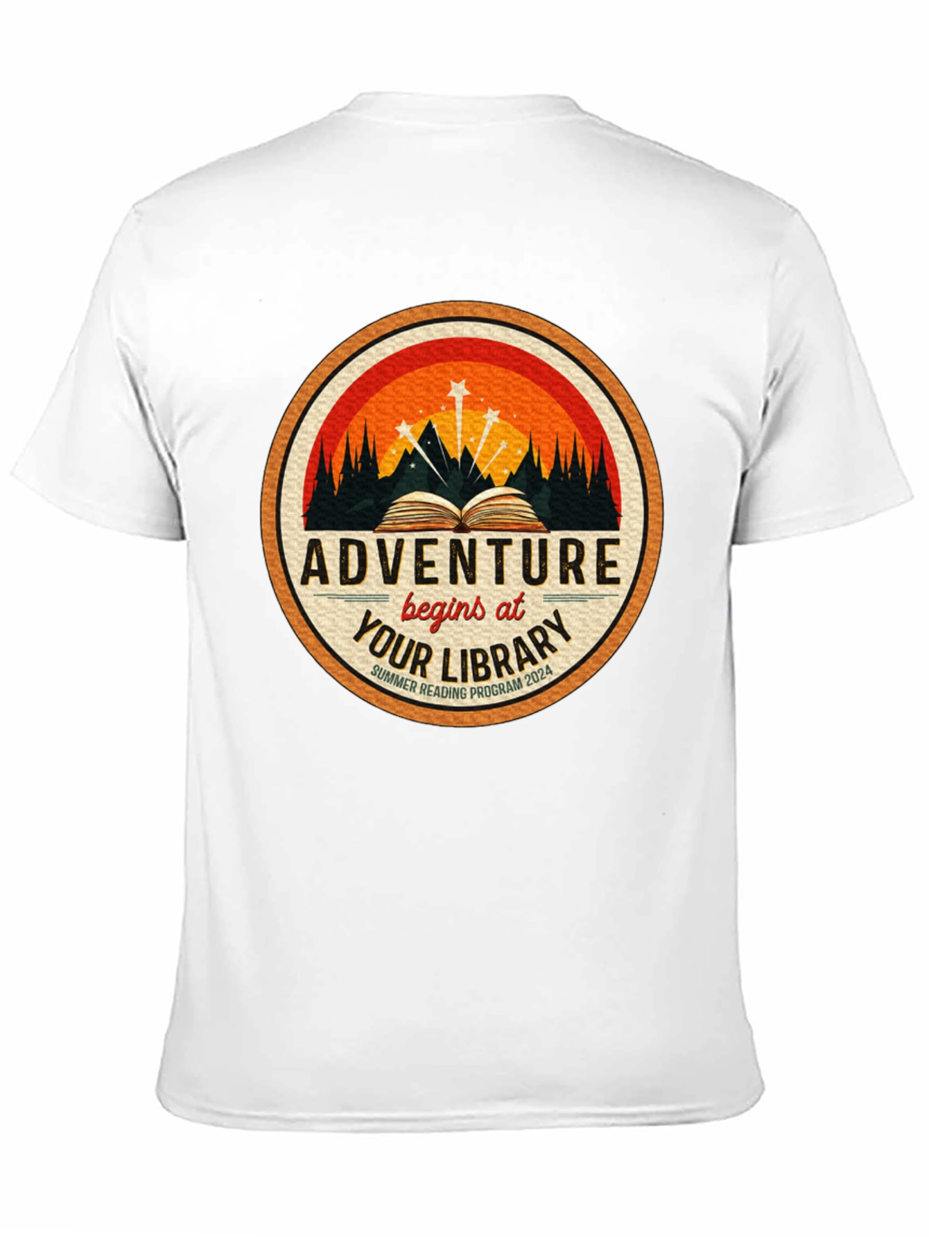 Adventure Awaits Library T-Shirt
