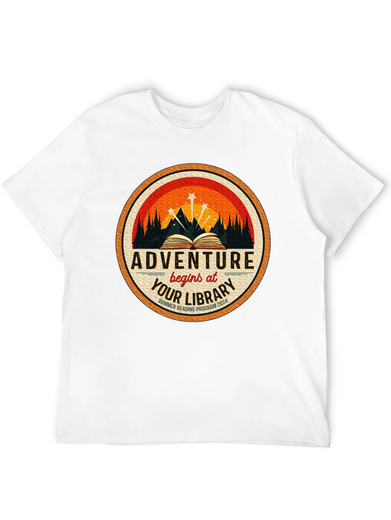 Adventure Awaits Library T-Shirt