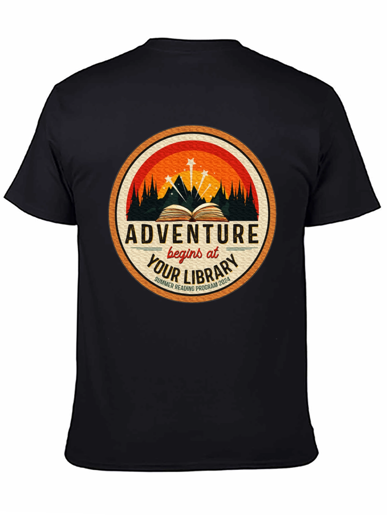 Adventure Awaits Library T-Shirt