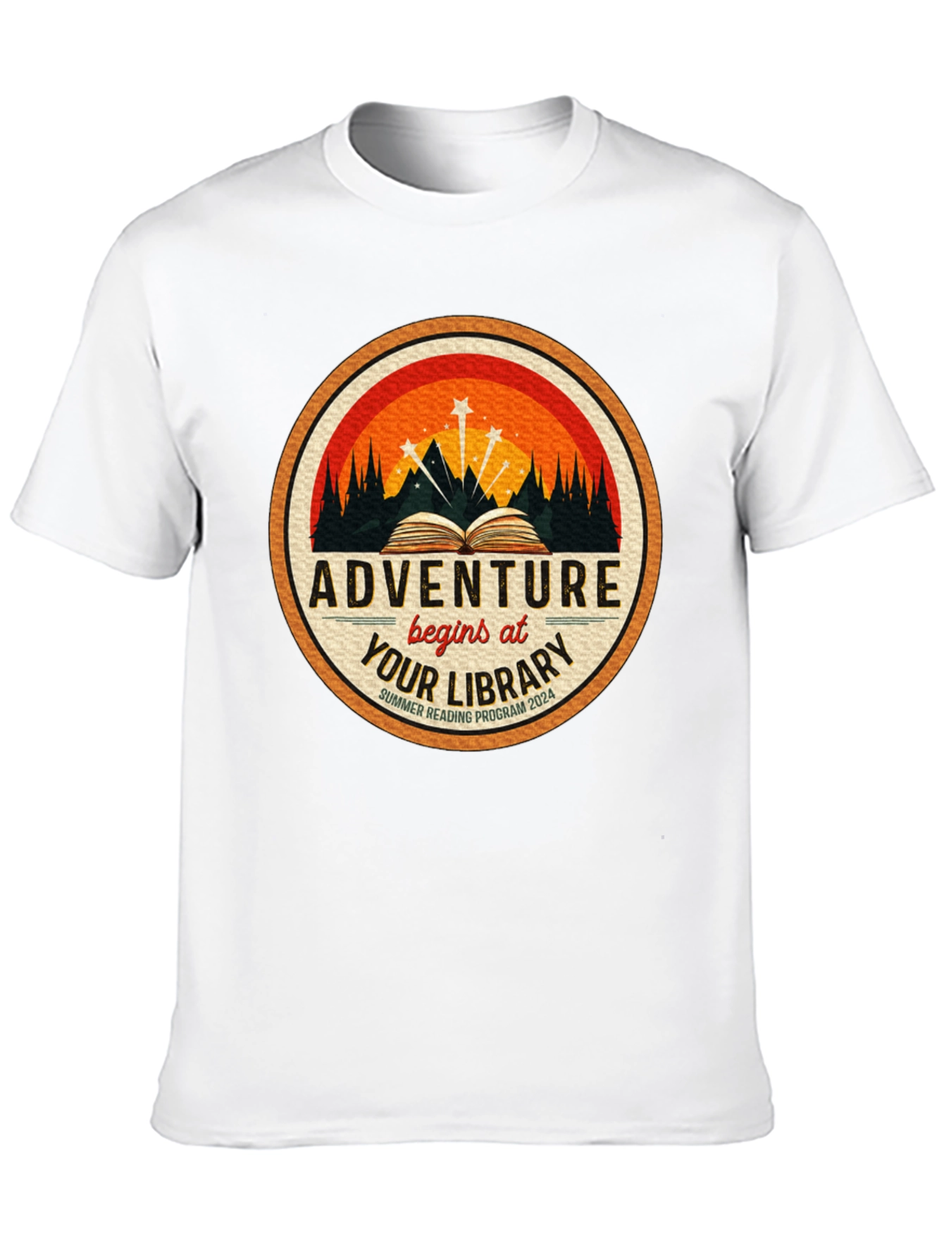 Adventure Awaits Library T-Shirt