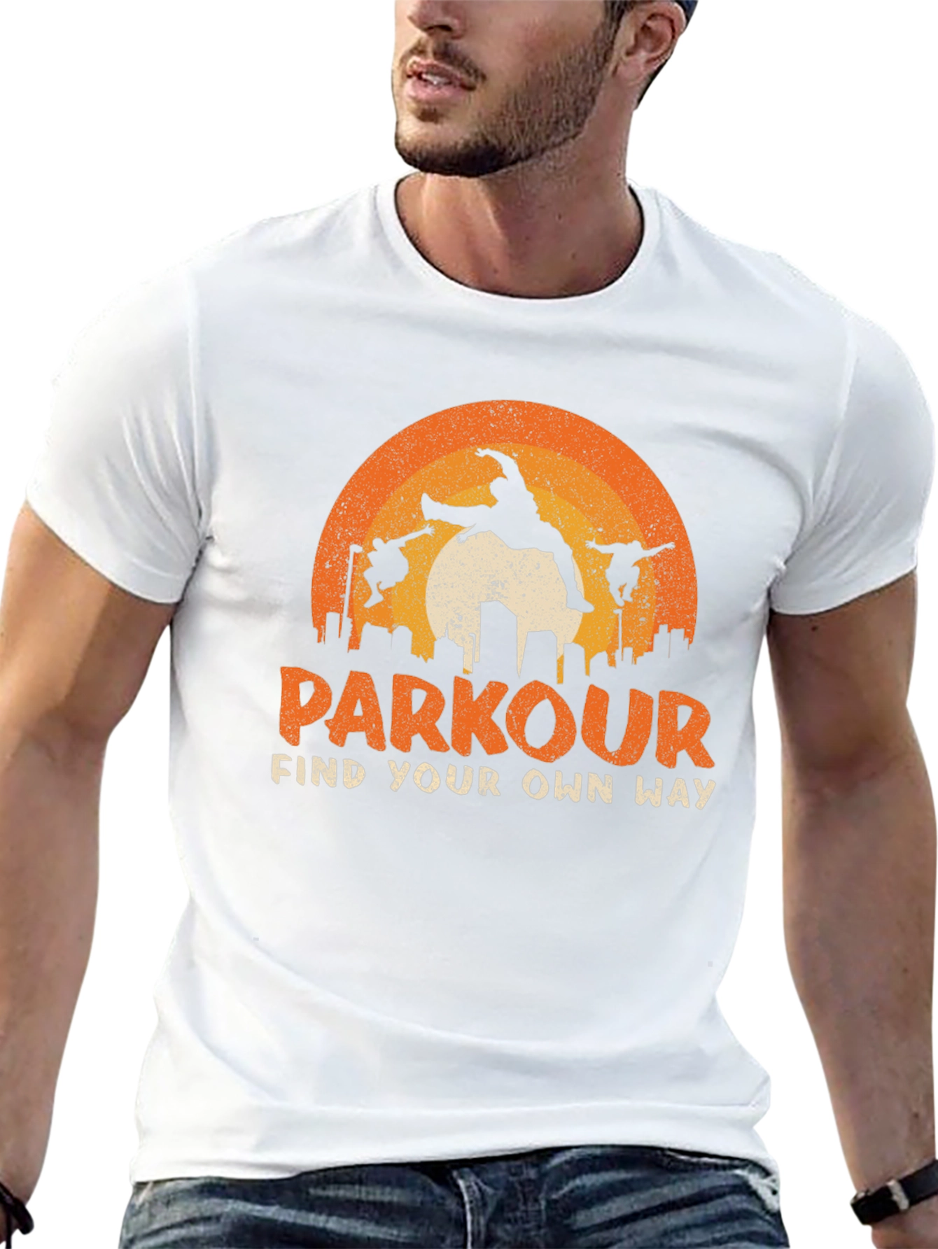 Parkour Find Your Own Way Graphic T-Shirt