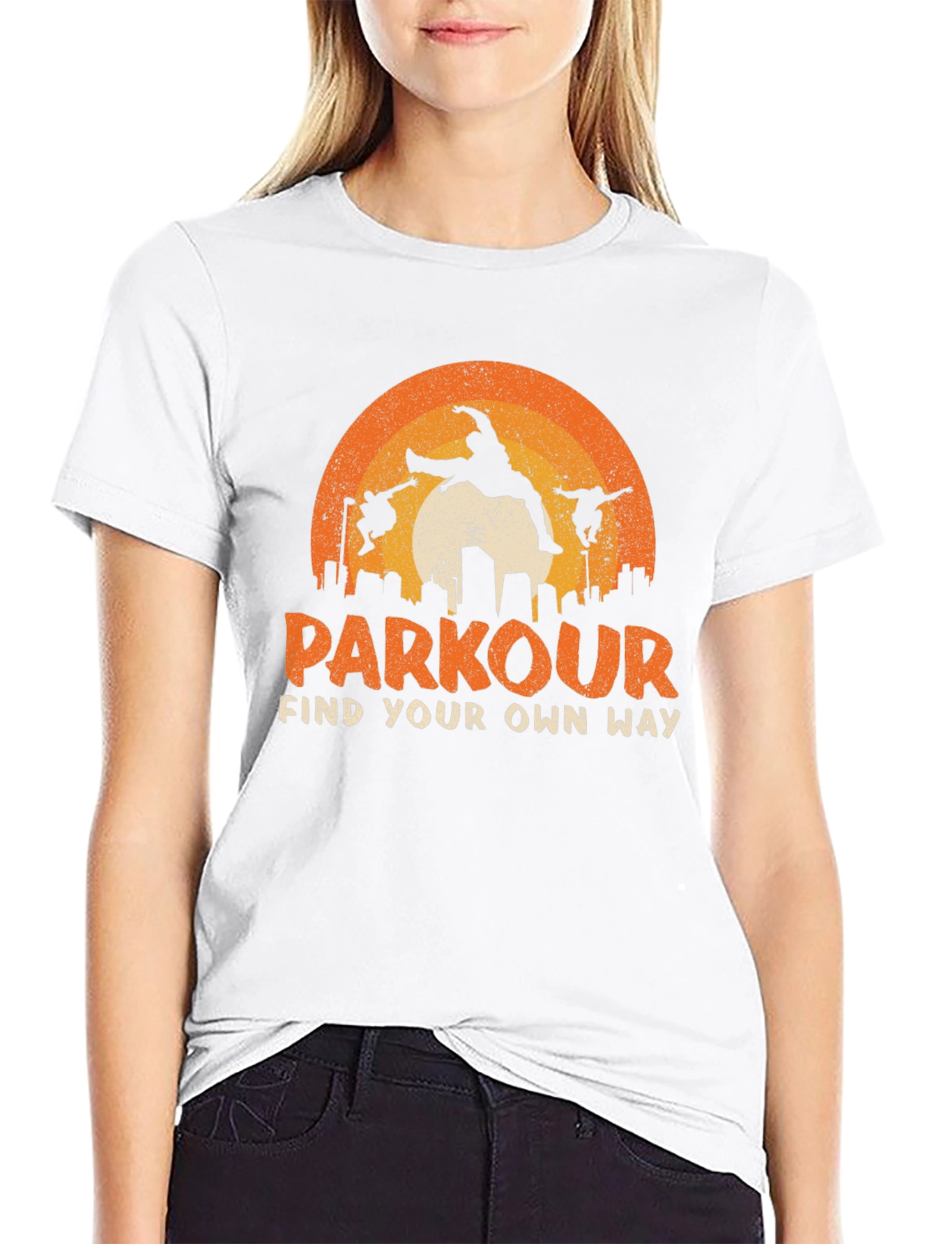 Parkour Find Your Own Way Graphic T-Shirt