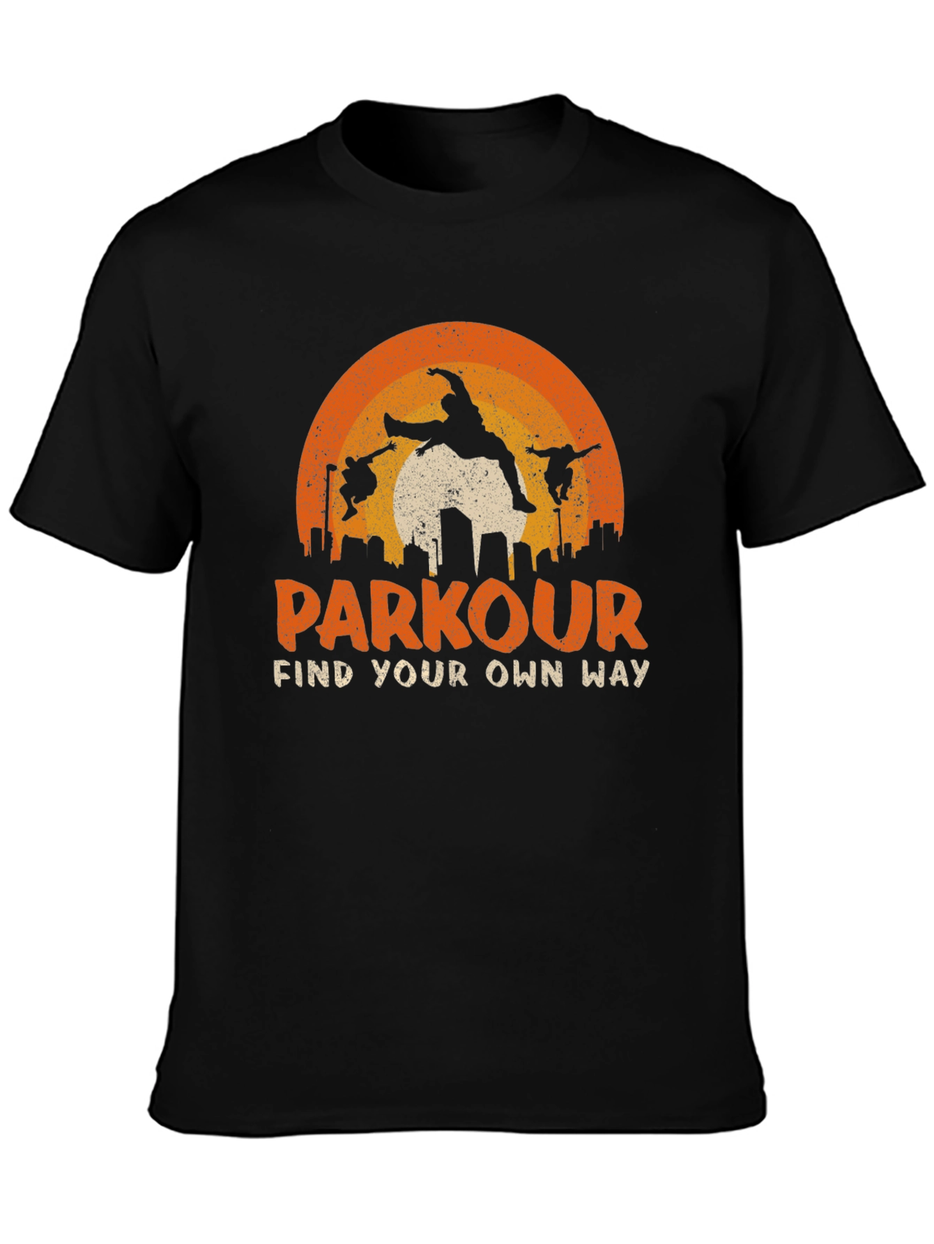 Parkour Find Your Own Way Graphic T-Shirt