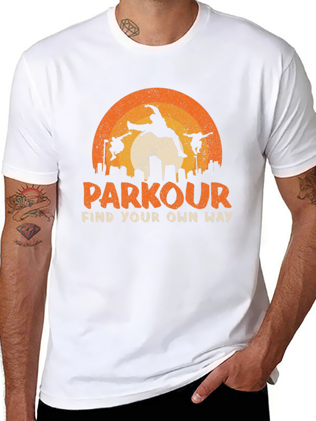 Parkour Find Your Own Way Graphic T-Shirt