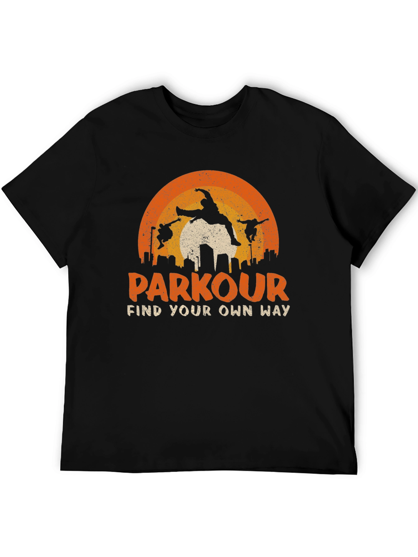 Parkour Find Your Own Way Graphic T-Shirt