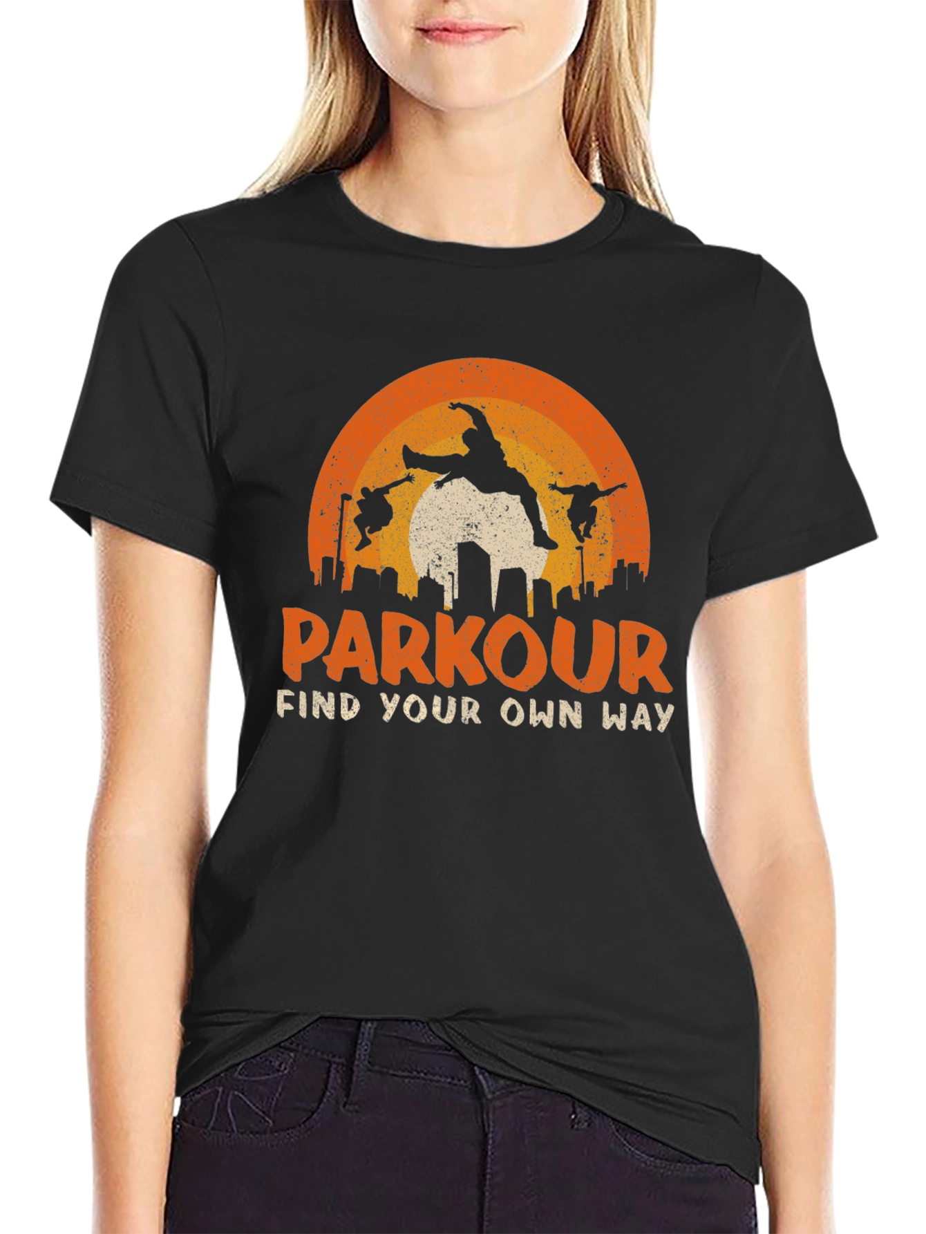Parkour Find Your Own Way Graphic T-Shirt