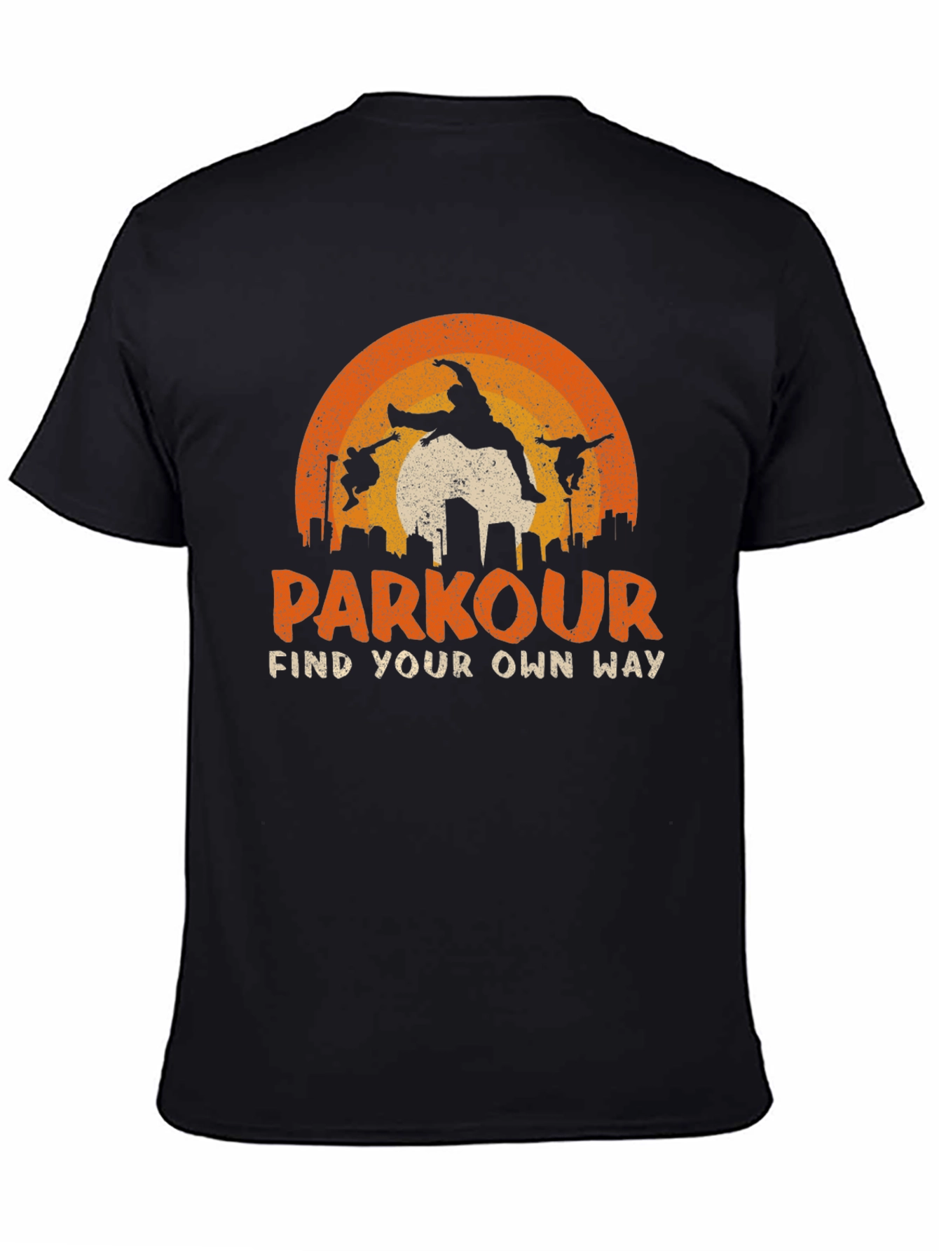 Parkour Find Your Own Way Graphic T-Shirt
