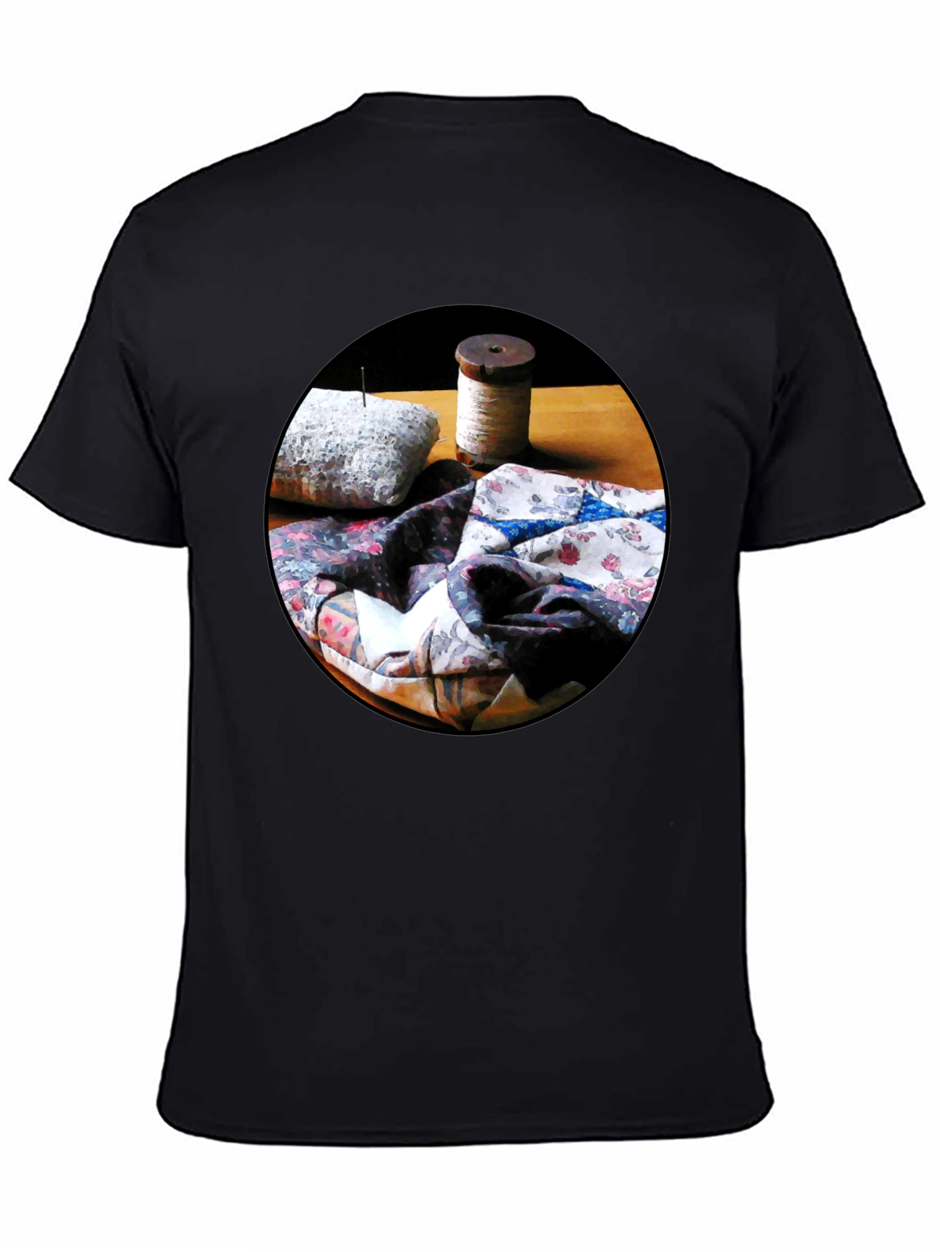 Quilting Still Life T-Shirt - Artsy Comfort
