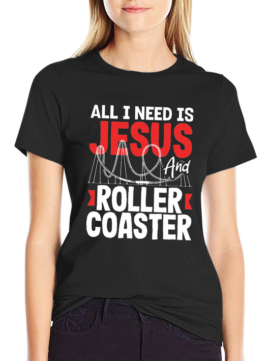 Jesus and Roller Coaster T-Shirt