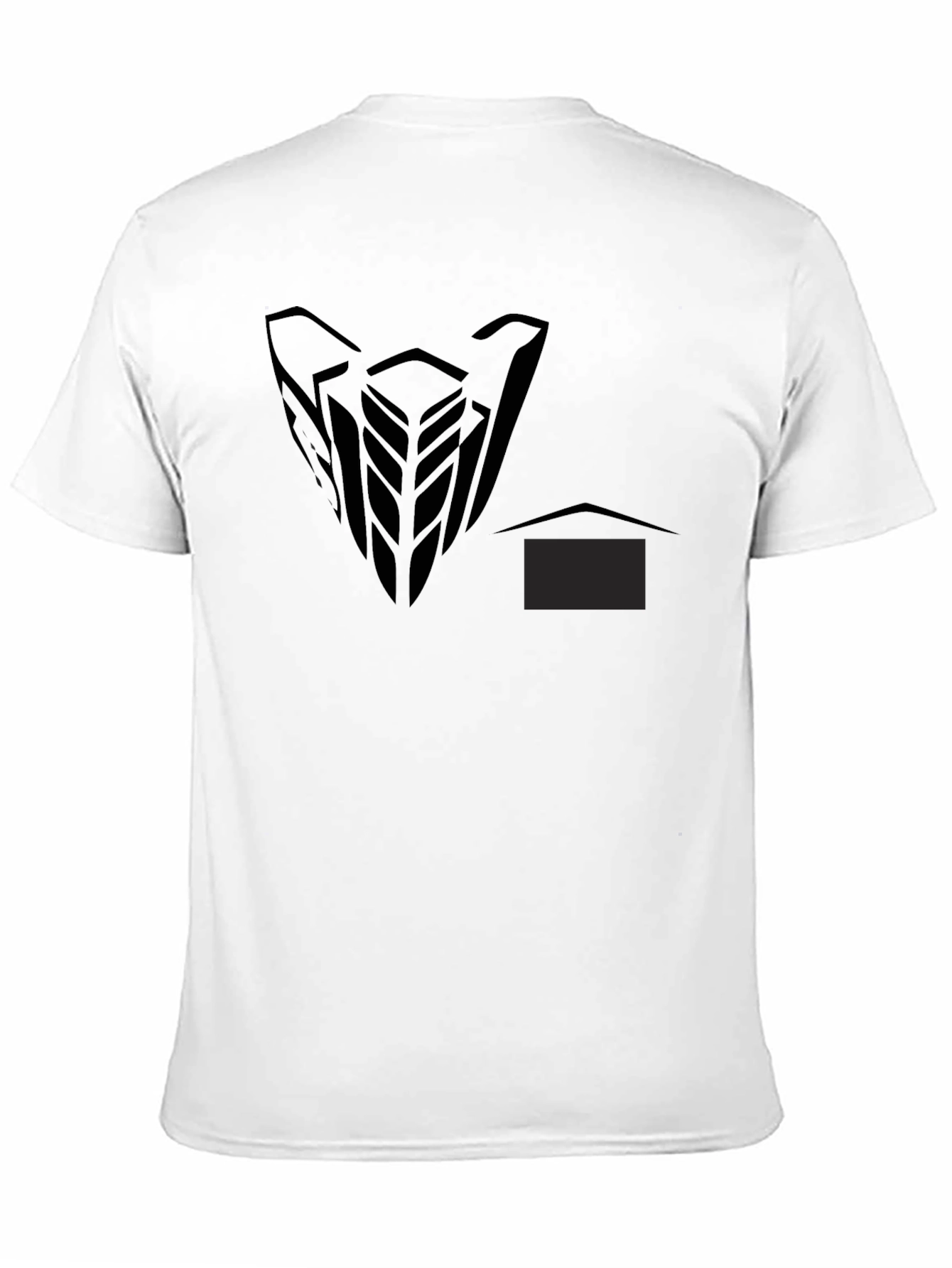 Mens Black Graphic Print Short Sleeve T-Shirt