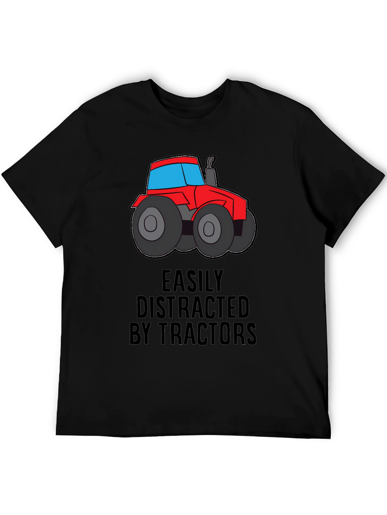 Easily Distracted by Tractors Graphic Tee