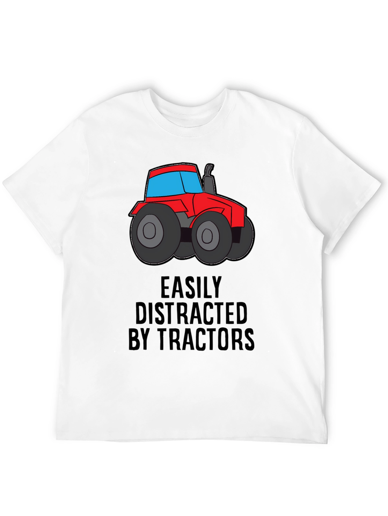 Easily Distracted by Tractors Graphic Tee