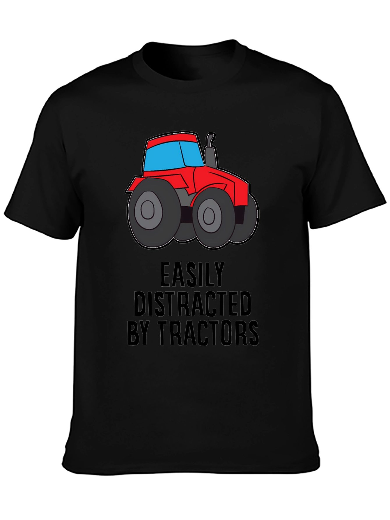 Easily Distracted by Tractors Graphic Tee