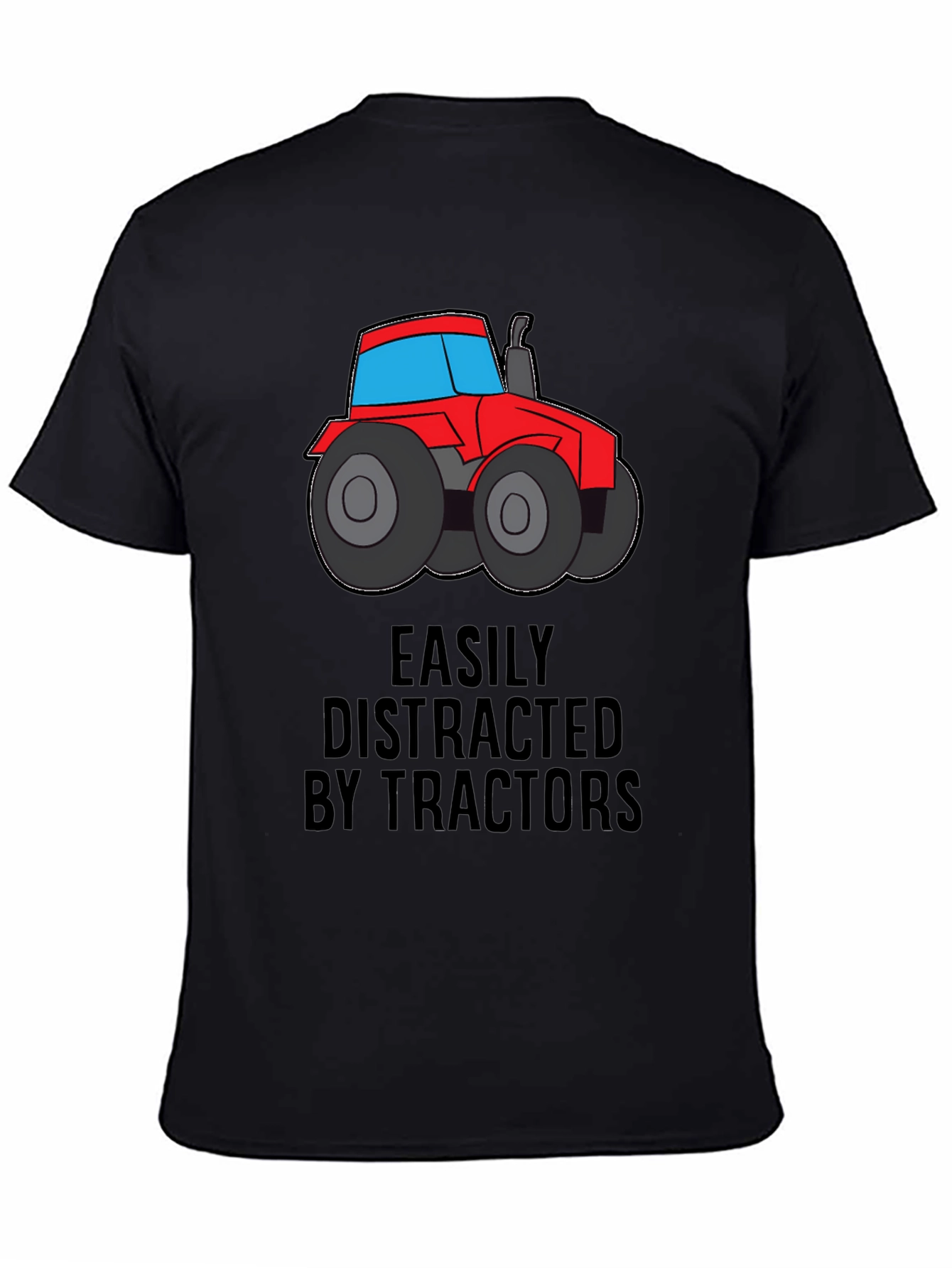 Easily Distracted by Tractors Graphic Tee