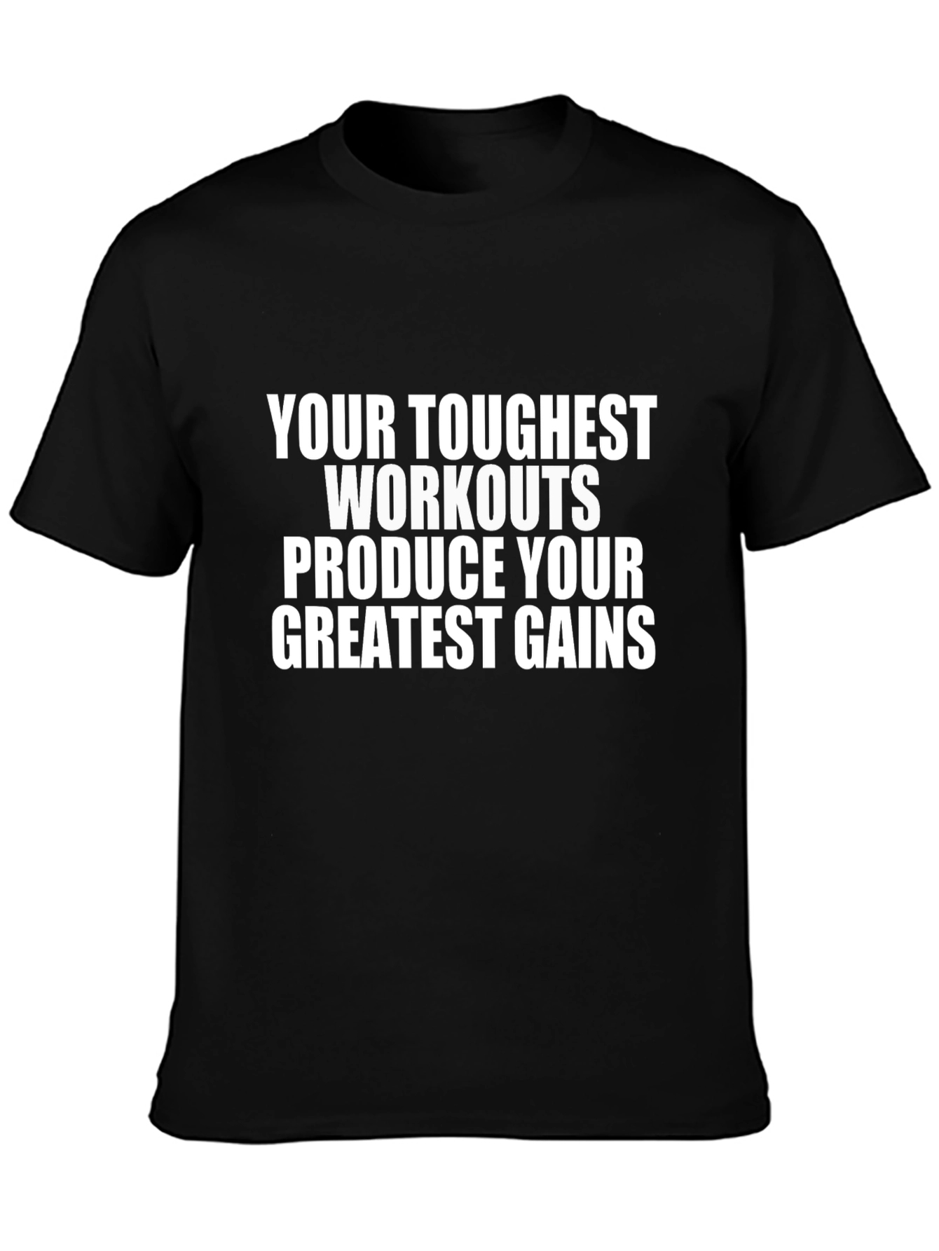 Motivational Workout T-Shirt - Greatest Gains