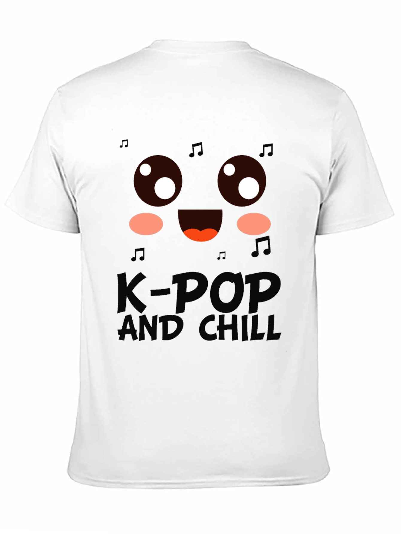 K-Pop and Chill Graphic Tee - Black