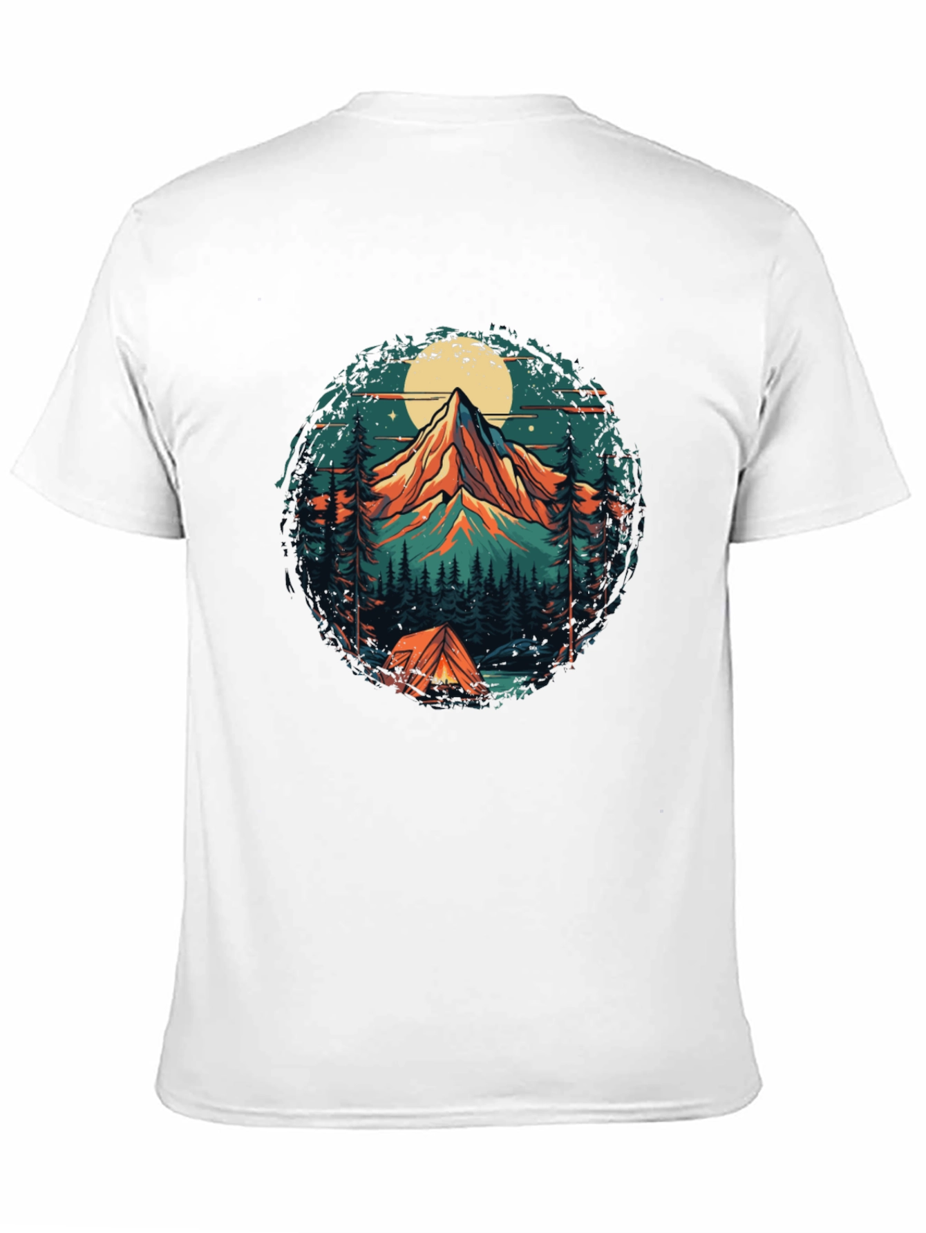 Mountain Adventure Graphic Tee - Camping Style