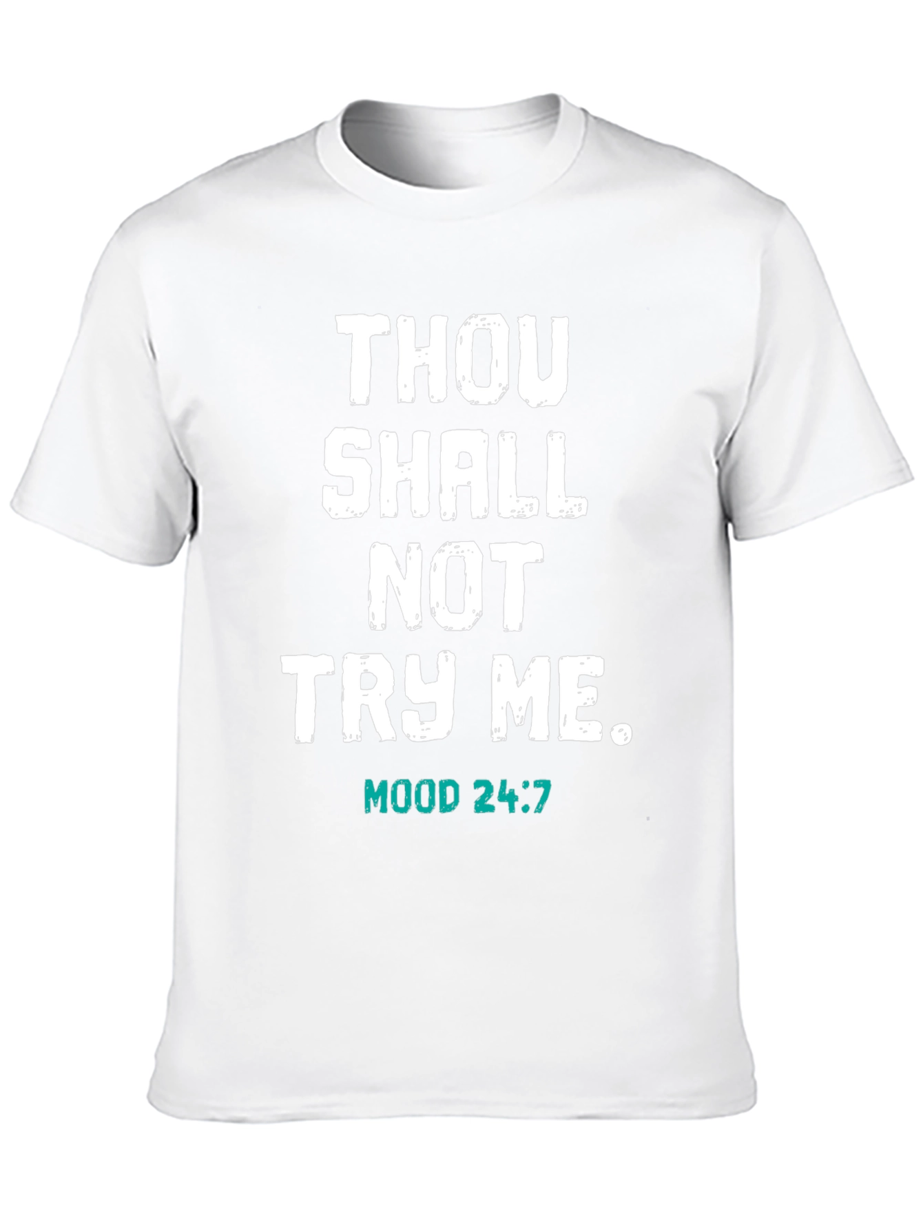 Thou Shalt Not Try Me Black T-Shirt