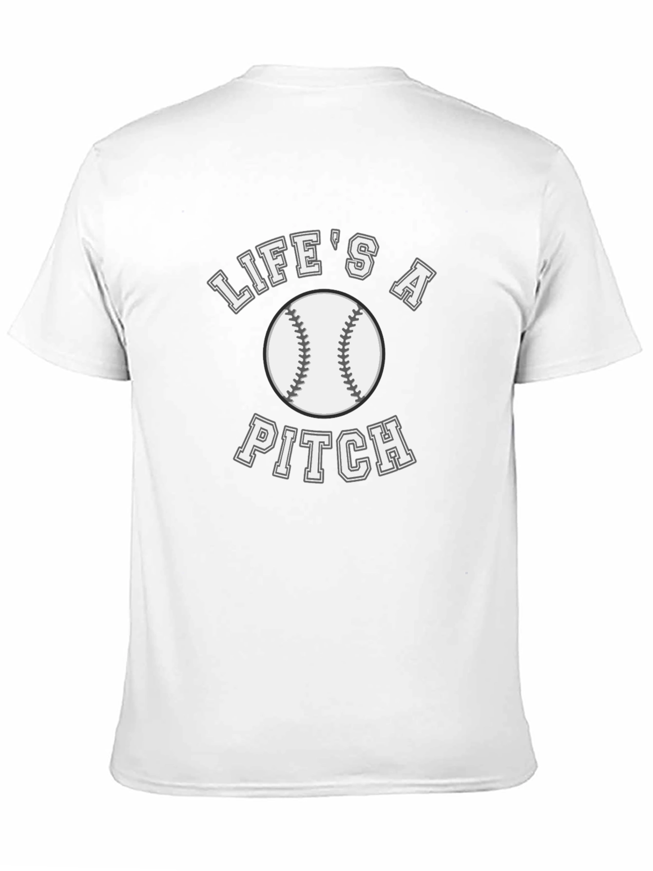Lifes a Pitch Baseball T-Shirt