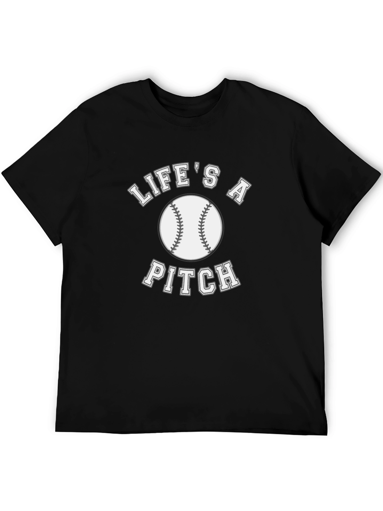 Lifes a Pitch Baseball T-Shirt