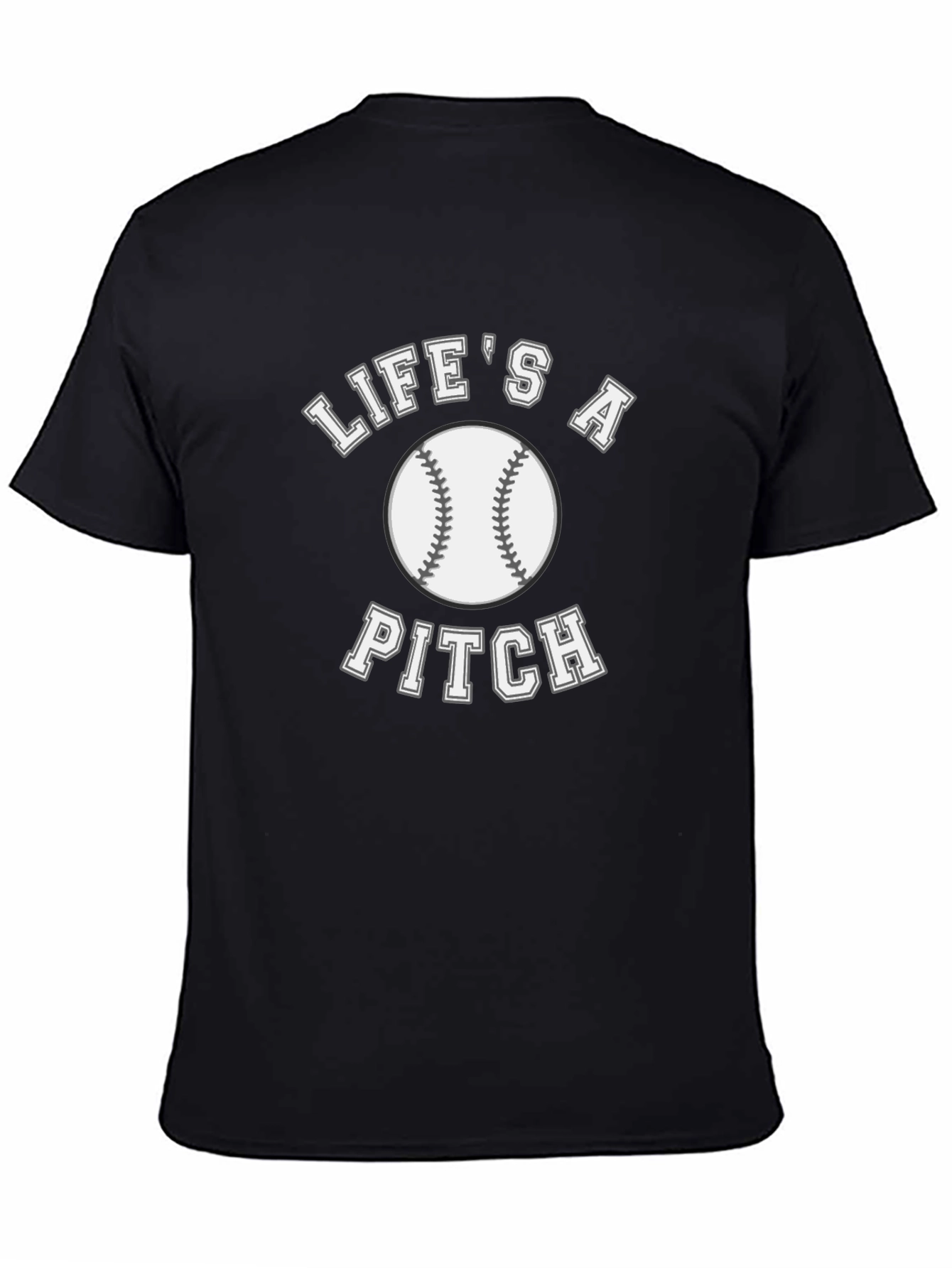 Lifes a Pitch Baseball T-Shirt