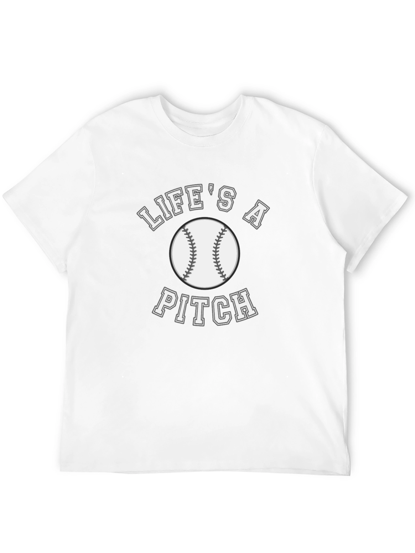 Lifes a Pitch Baseball T-Shirt