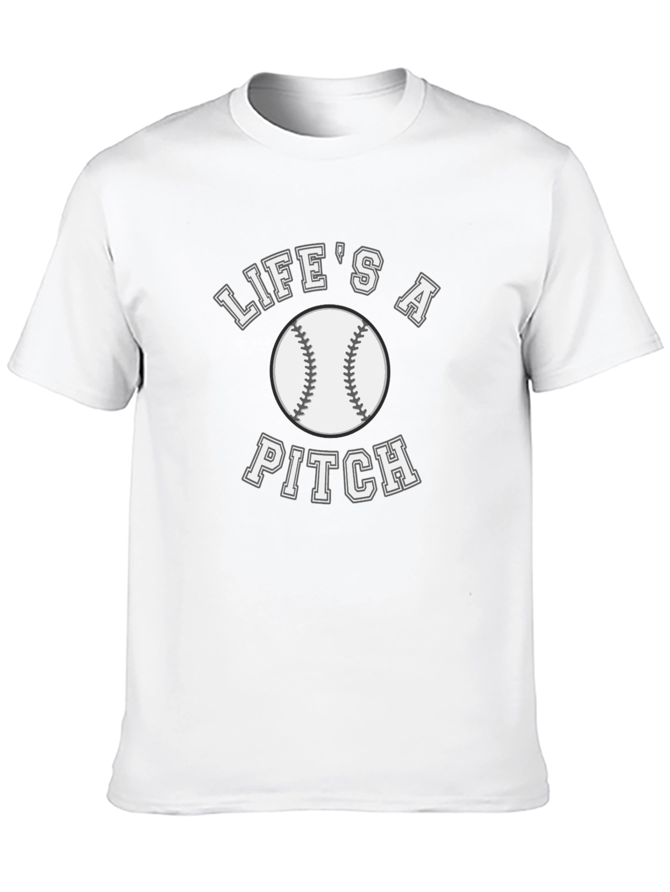 Lifes a Pitch Baseball T-Shirt