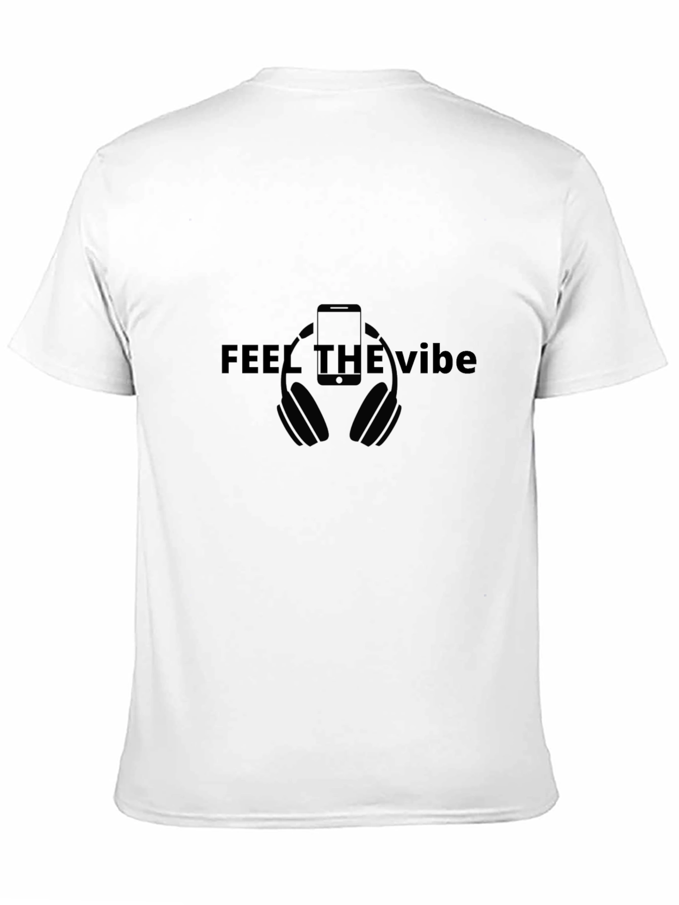 Feel the Vibe Graphic T-Shirt - Black