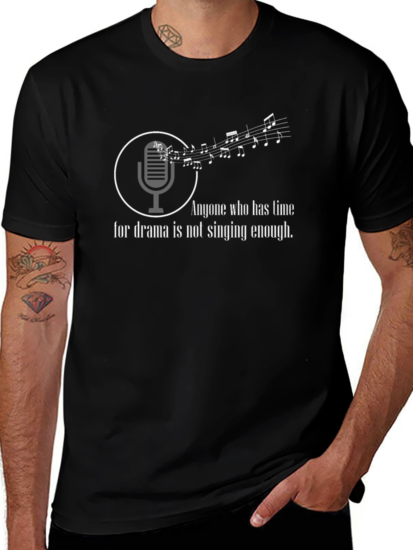 Singing Drama Music T-Shirt